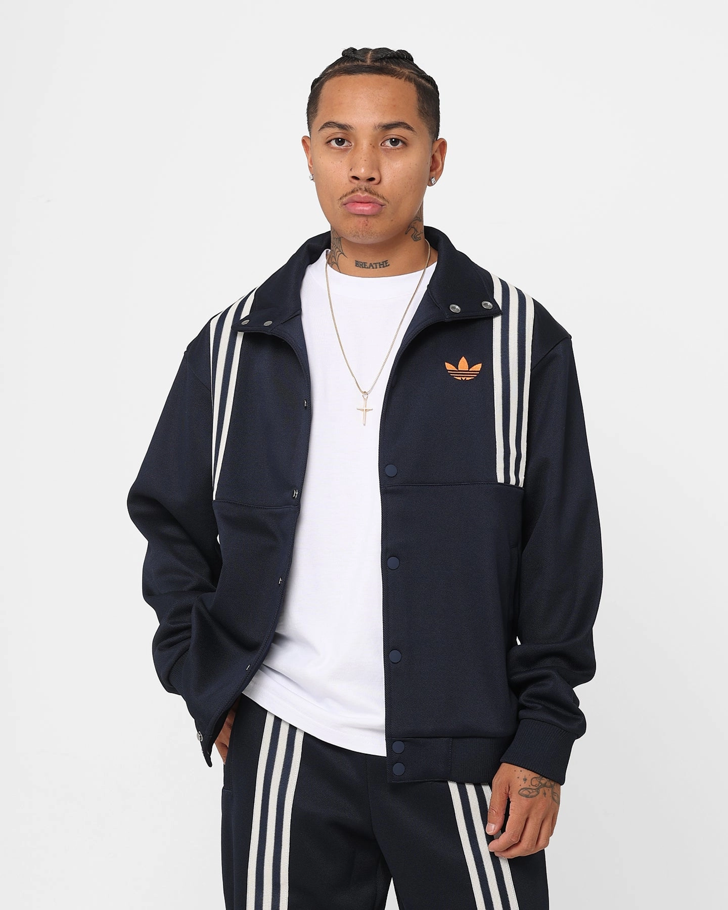 Rain Friendly kids' Adidas Adicolour King Top Jacket Night Indigo