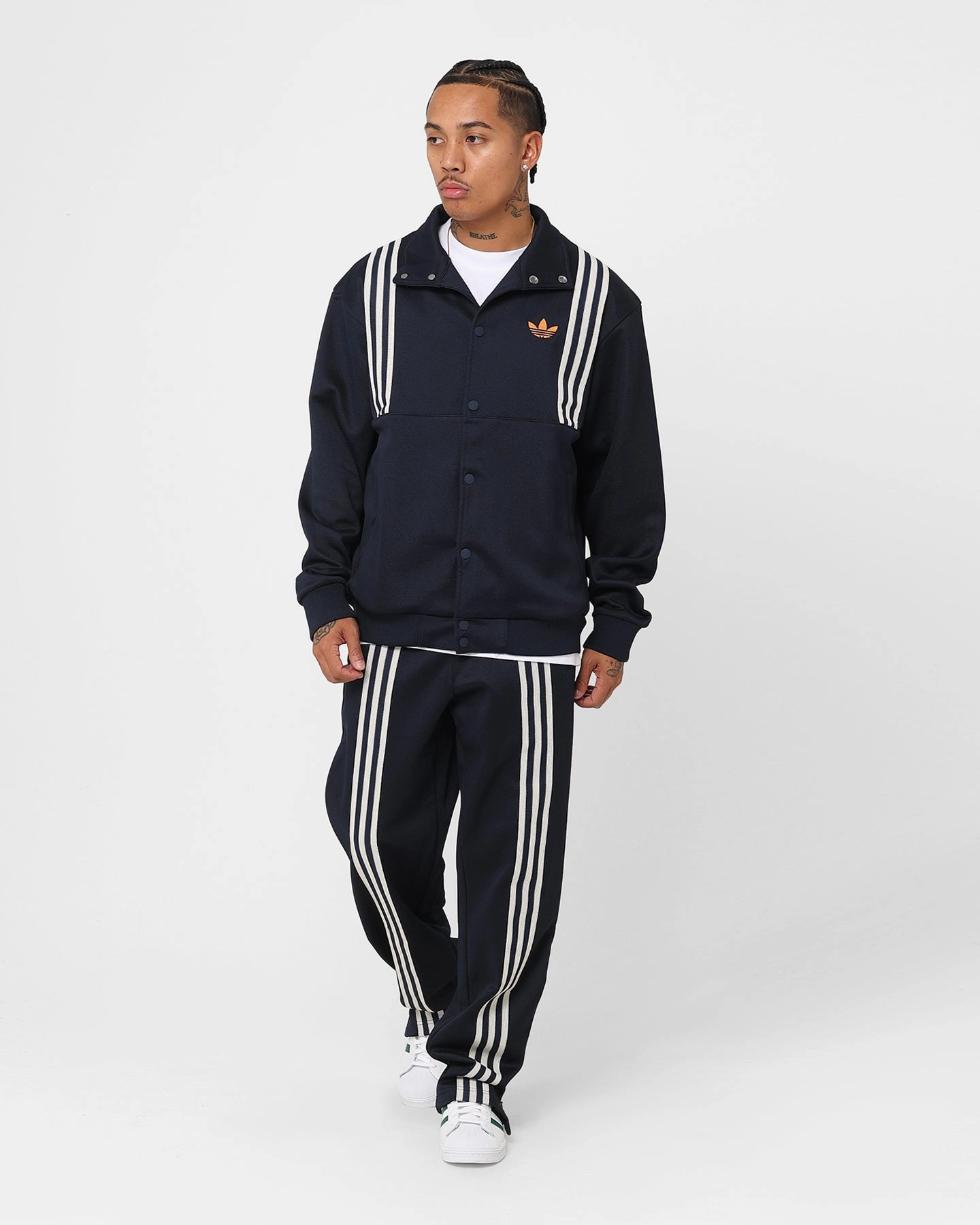 Hazard Tradition Adidas Adicolour King Top Jacket Night Indigo