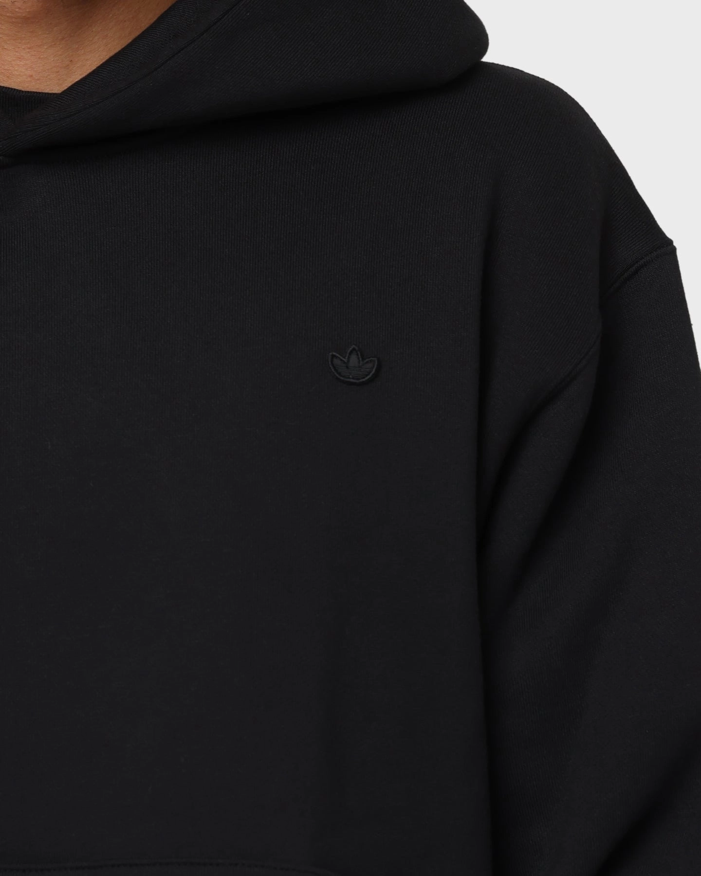 Adidas Adicolour Trefoil Hoodie Black size - inclusive chest pockets