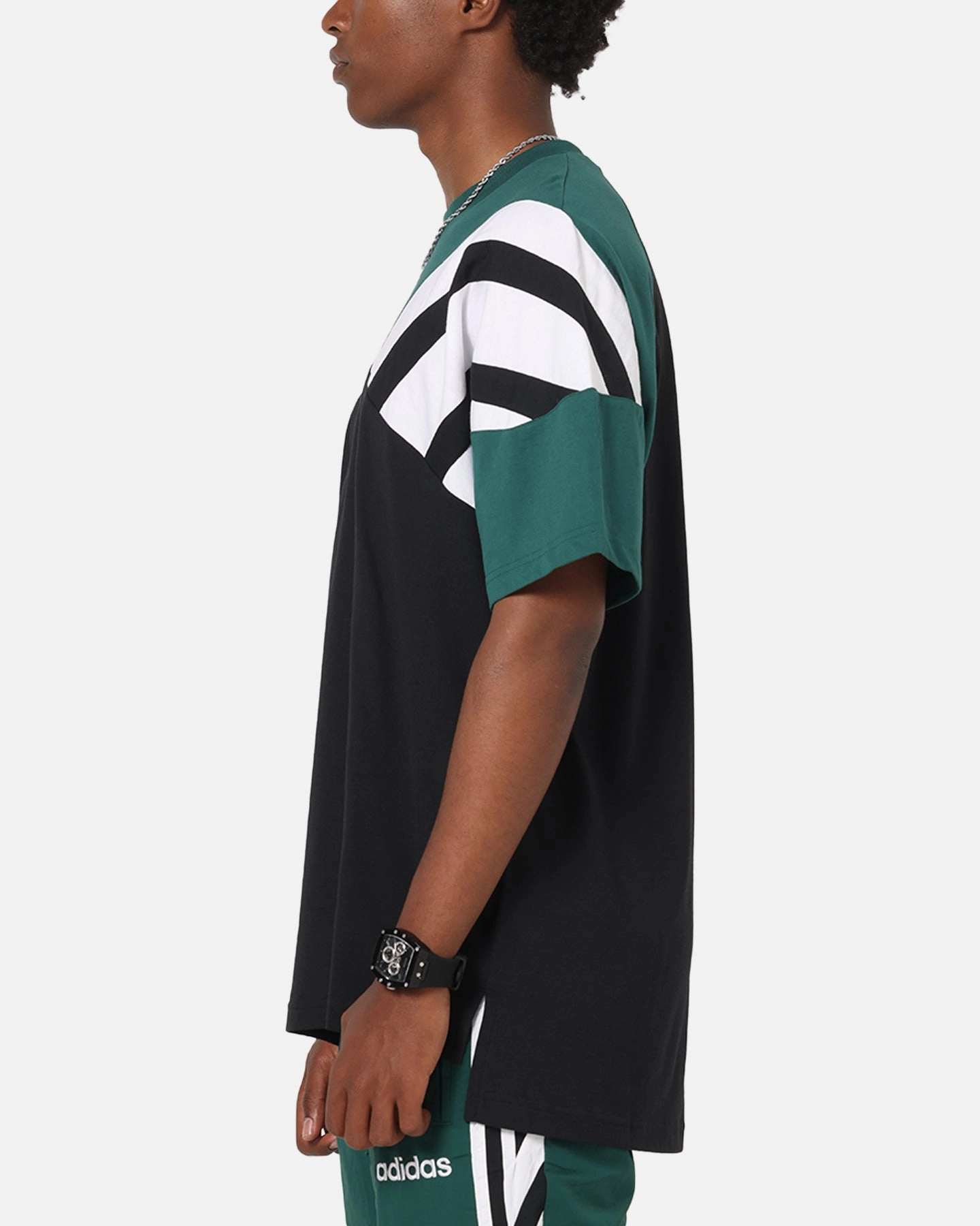 Adidas Archive Cutline T-Shirt Collegiate Green Fashion-Forward Look Classic Trend Look