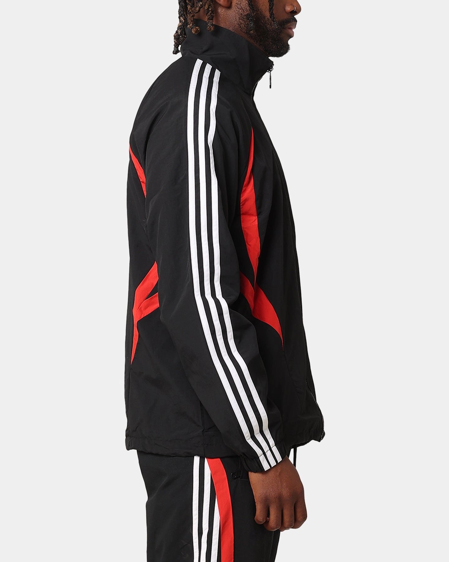 Adidas Archive Track Jacket Black/Better Scarlet Layered painters