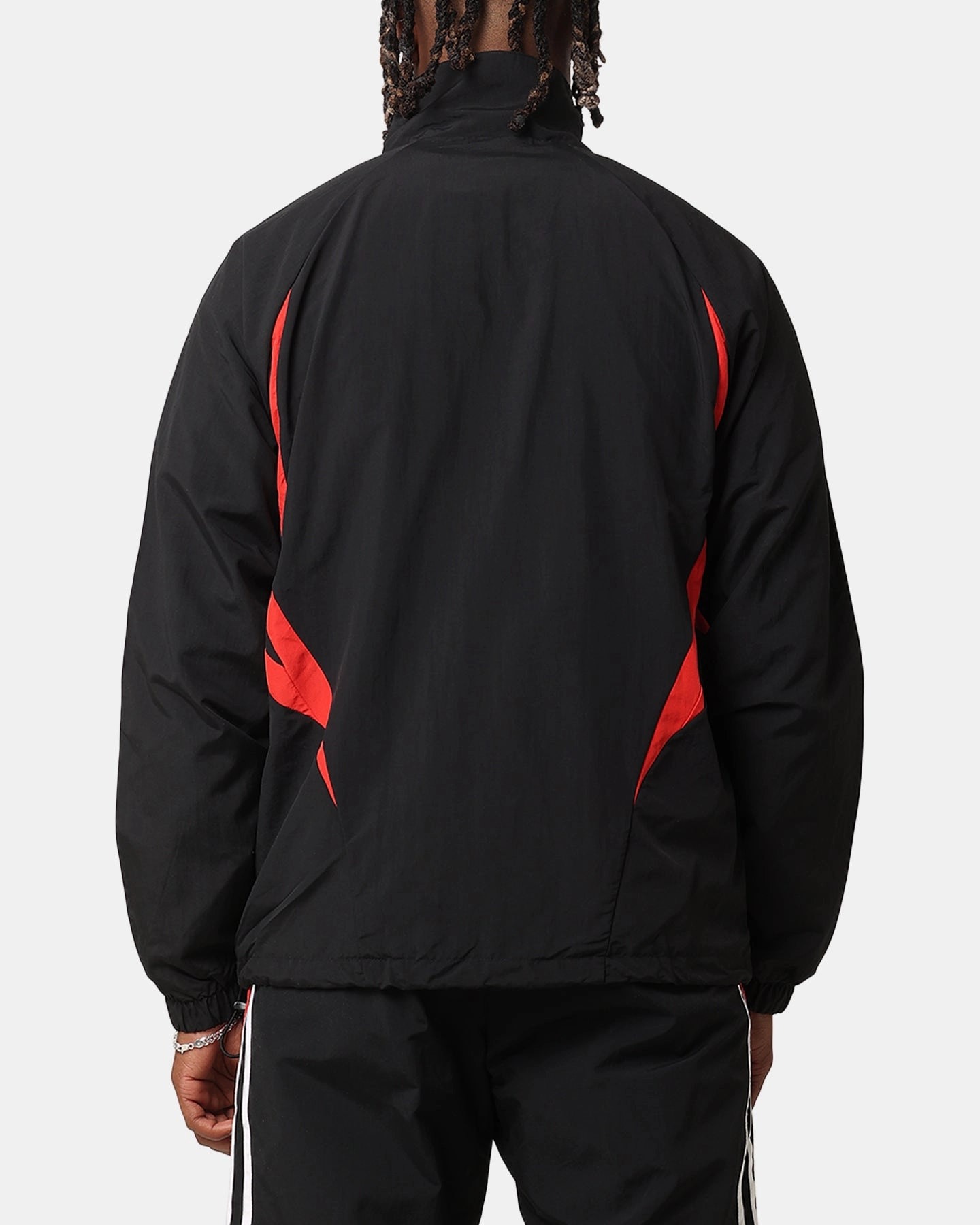 Adidas Archive Track Jacket Black/Better Scarlet Mountain Ready suitable for charity events