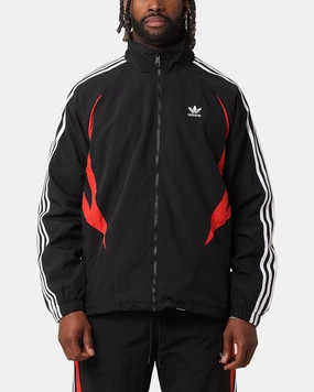 Adidas Archive Track Jacket Black/Better Scarlet Notice suitable for work uniforms
