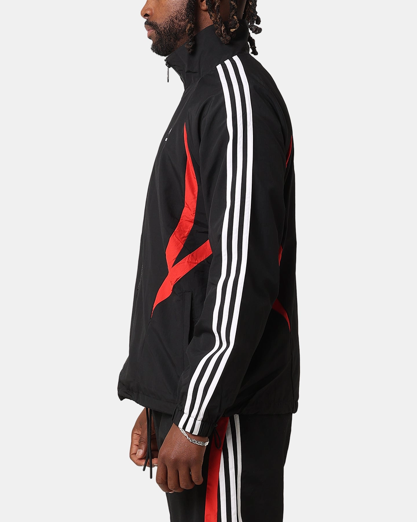 Layer Option Present Adidas Archive Track Jacket Black/Better Scarlet