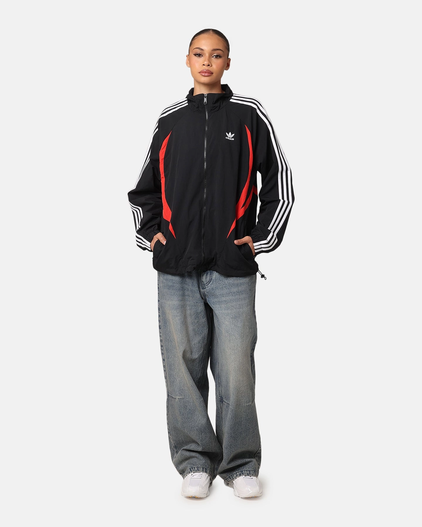 Adidas Archive Track Jacket Black/Better Scarlet challenge winter season