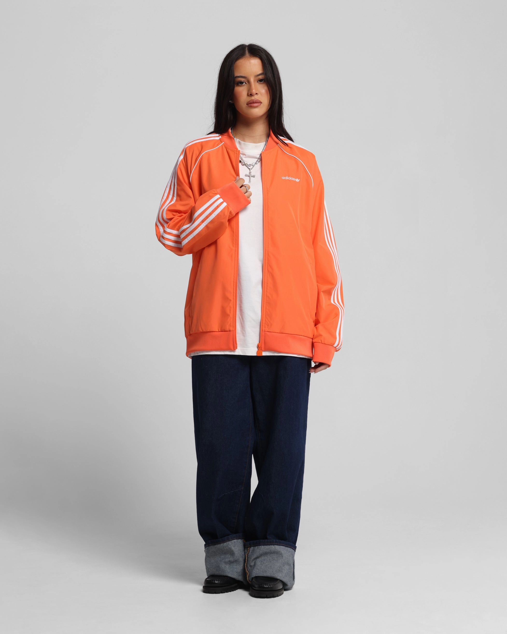 Stole Heavy Duty Hardware Adidas Archive Track Jacket Orange
