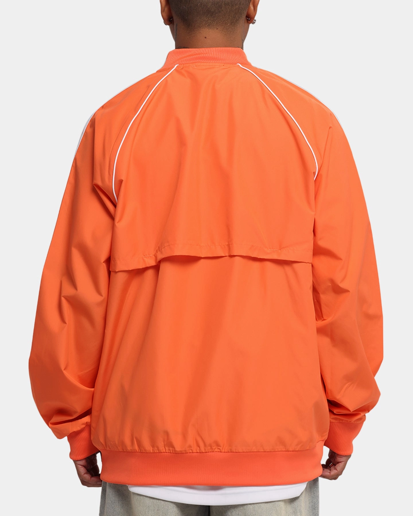Minimalist Aesthetic design Adidas Archive Track Jacket Orange