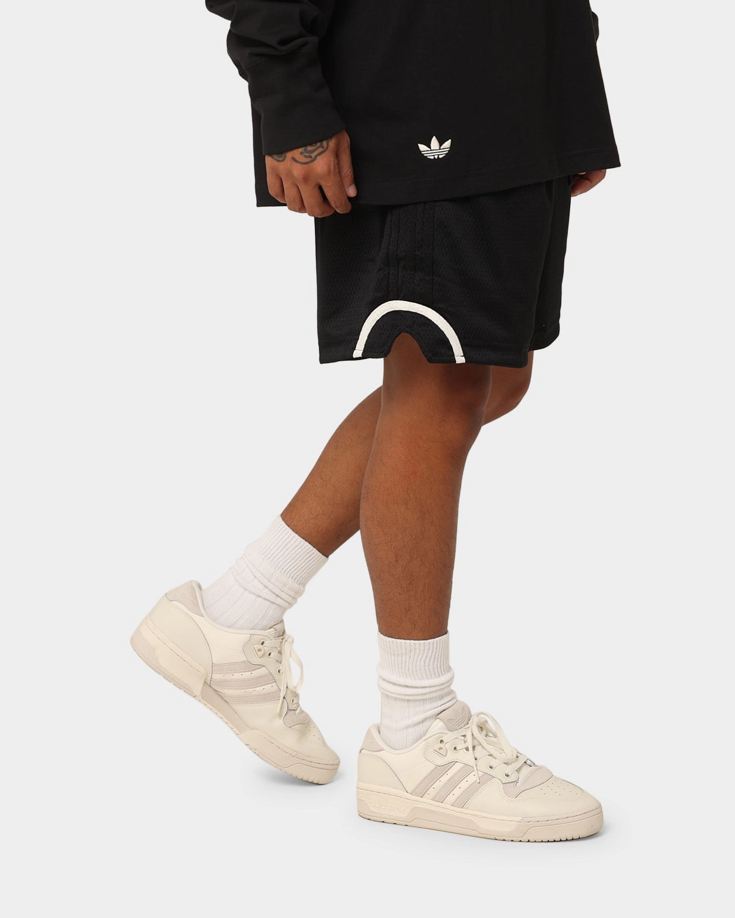 Eco - friendly hypoallergenic material Adidas Basketball Mesh Shorts Black/Silver