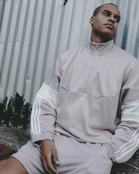 Adidas Basketball Warm Up Jacket Wonder Taupe/Off White Empower