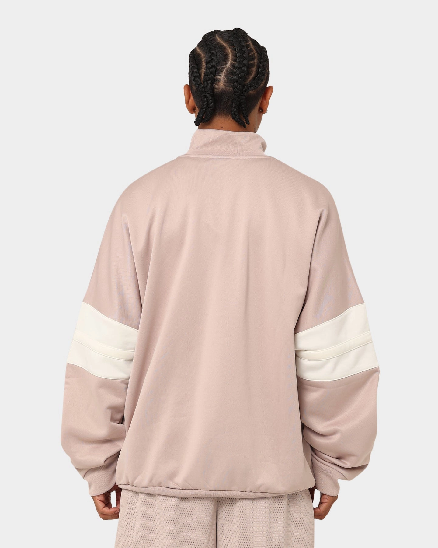 Adidas Basketball Warm Up Jacket Wonder Taupe/Off White Allow High - end