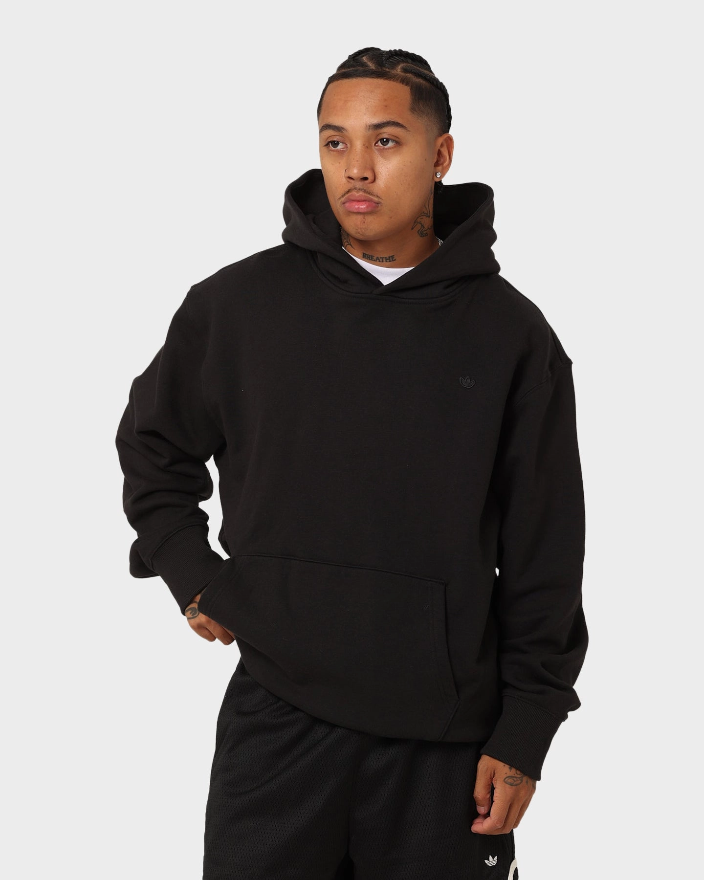Adidas C French Terry Hoodie Black Desire Rugged Outer Shell