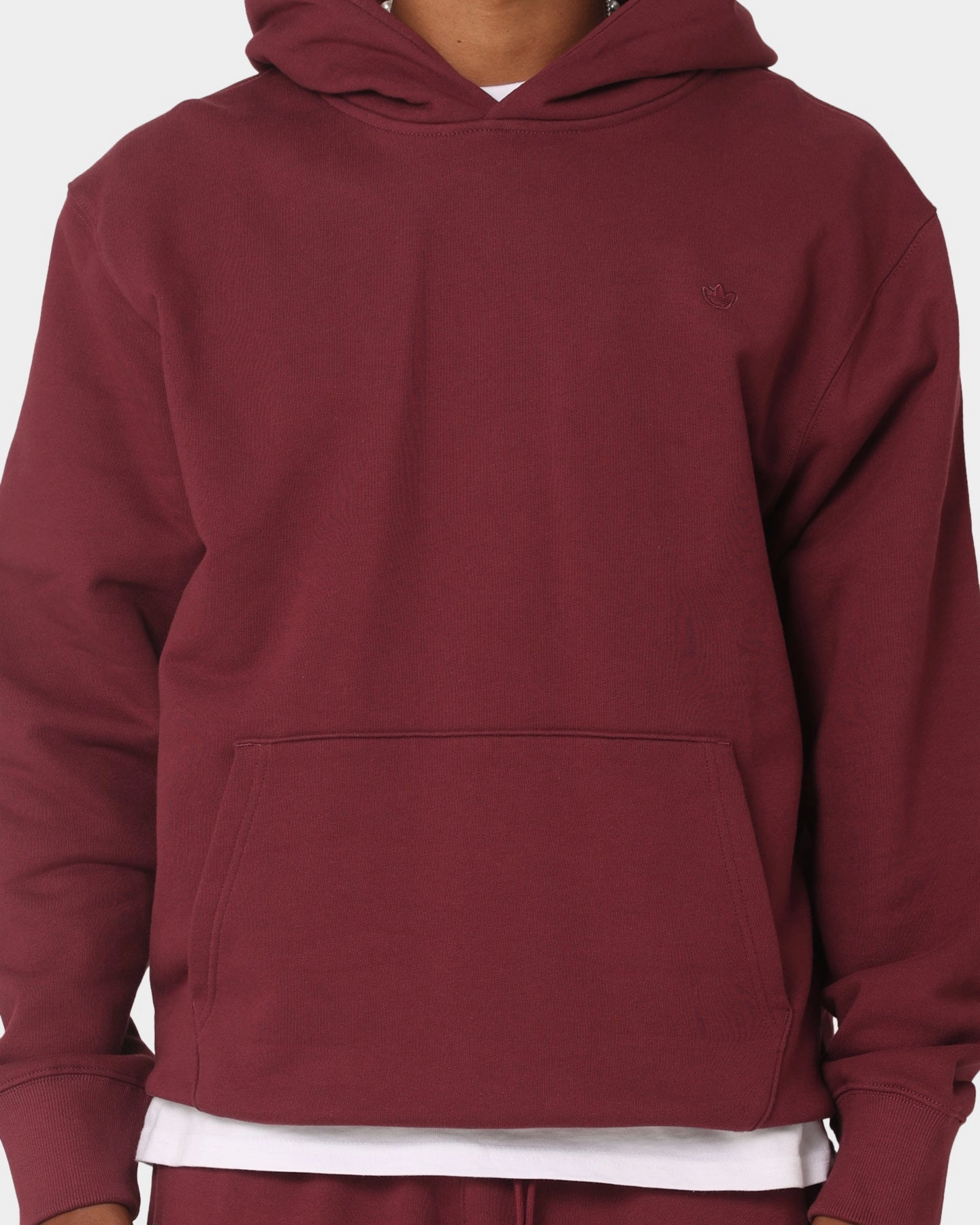 Mousse Describe Adidas C French Terry Hoodie Shadow Red