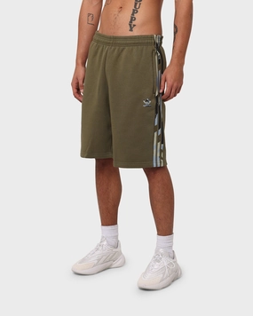 Relax Fit Adidas Camo Focoli Shorts Ochre