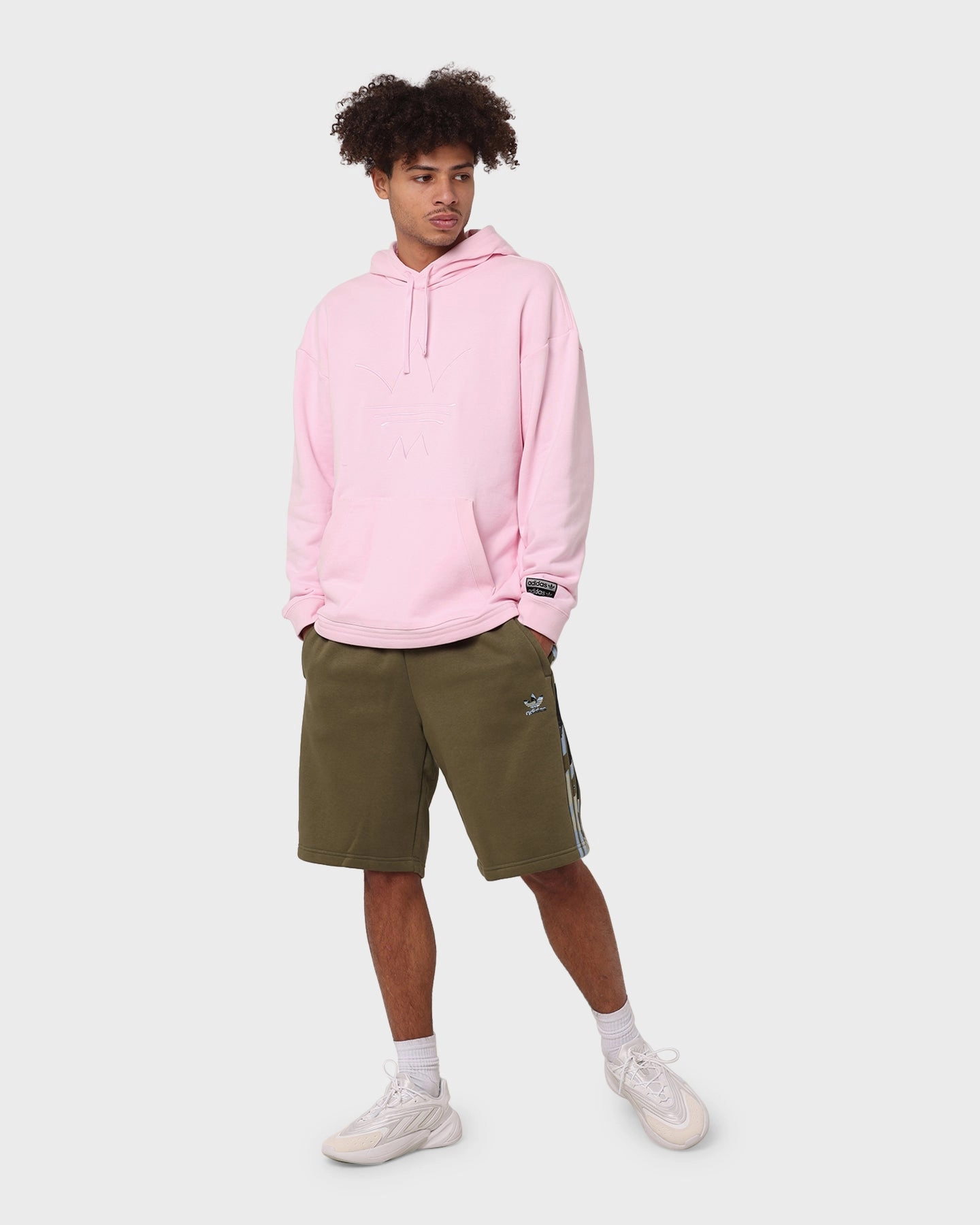 Adidas Camo Focoli Shorts Ochre Reflective Trim Detail Mesh Fabric