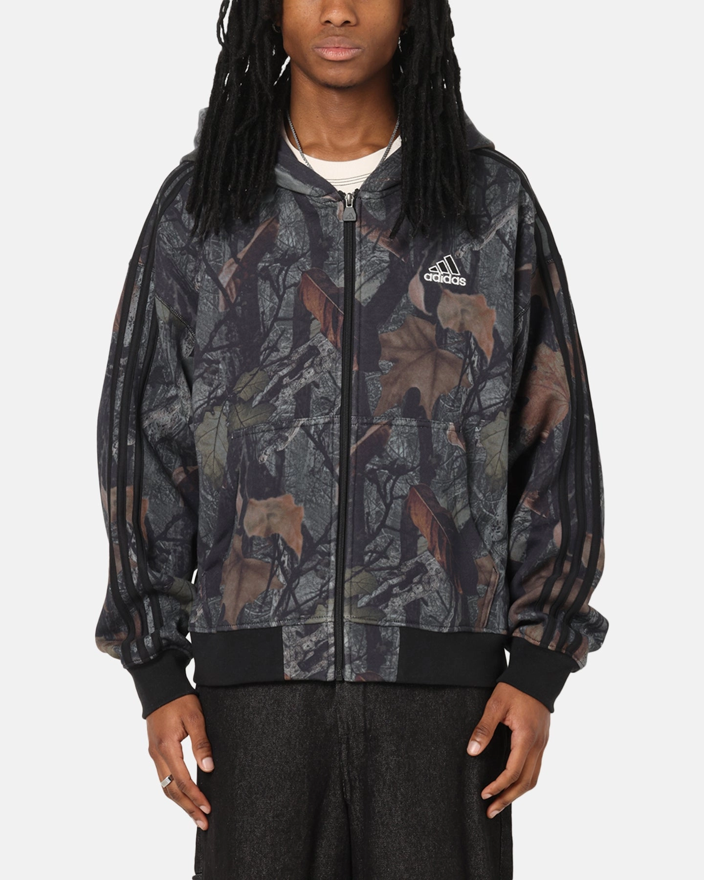 Adidas Camo Zip Up Hoodie Black Deployment - easy