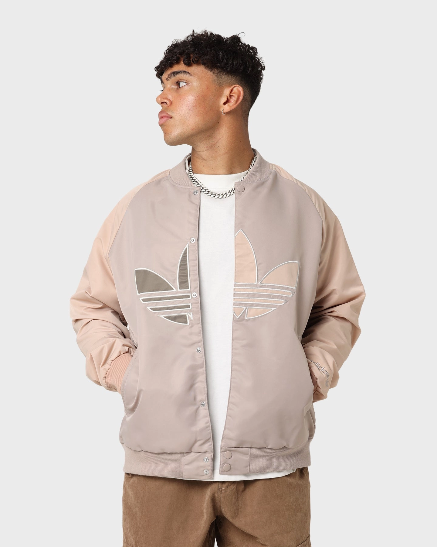 Ventilated Back Keychain Adidas CLGT Jacket Ash Pearl/Vapour Grey