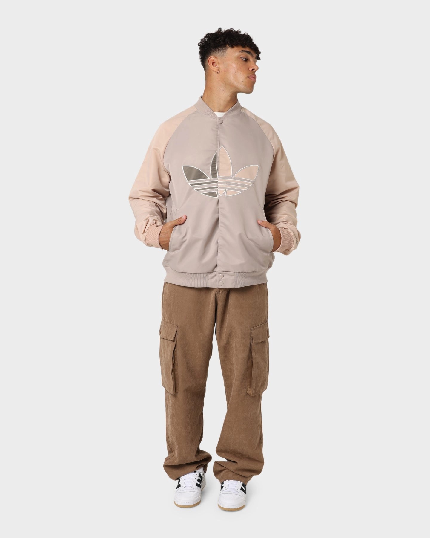 Adidas CLGT Jacket Ash Pearl/Vapour Grey Tailored Silhouette