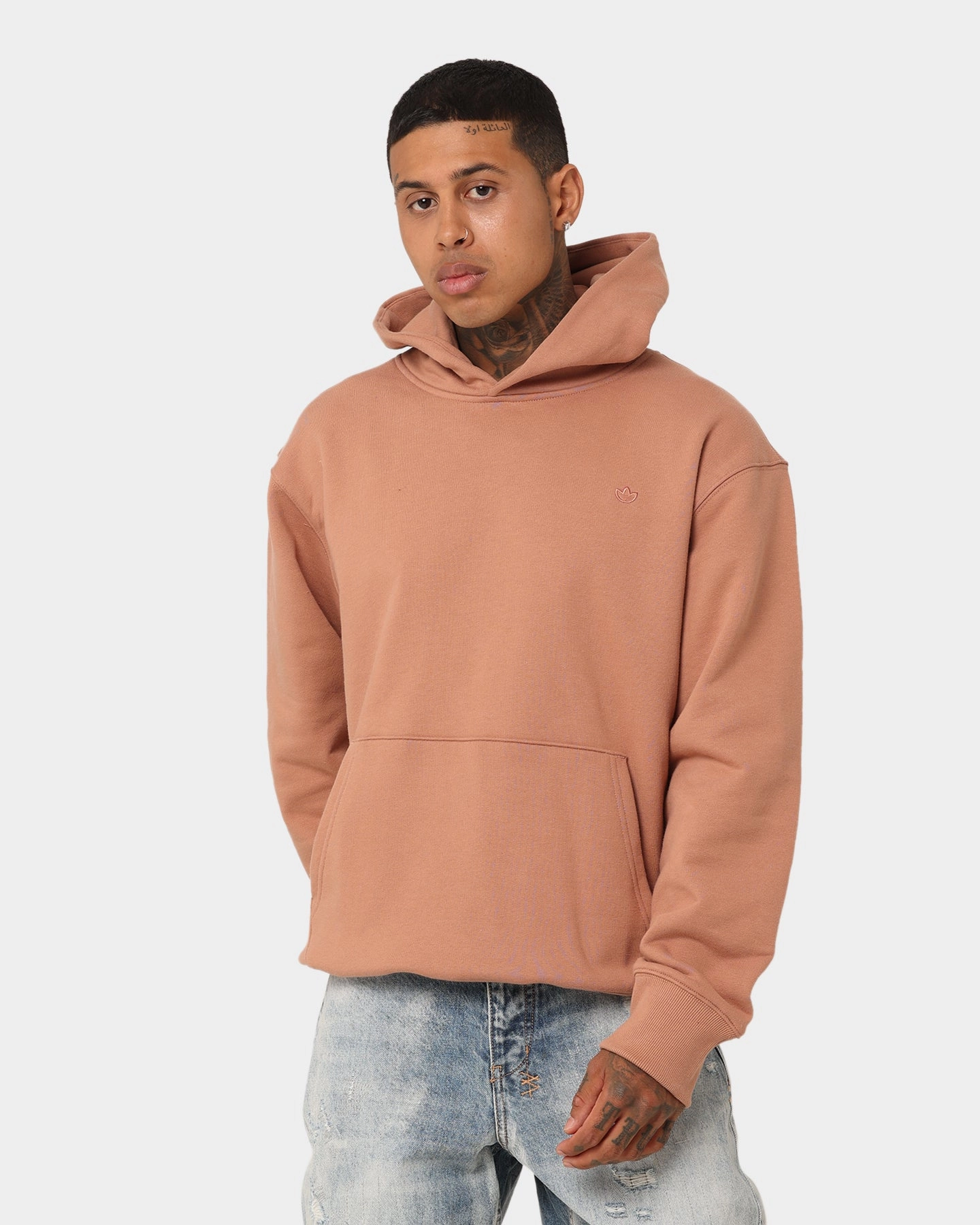 Adidas Contempo French Terry Hoodie Clay Strata restaurant