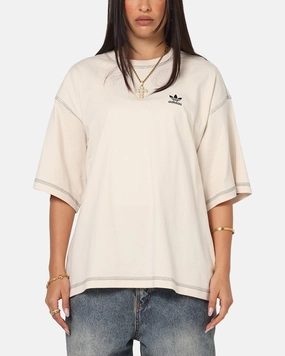 Adidas Essentials T-Shirt Wonder White Functional Comfort spandex blend