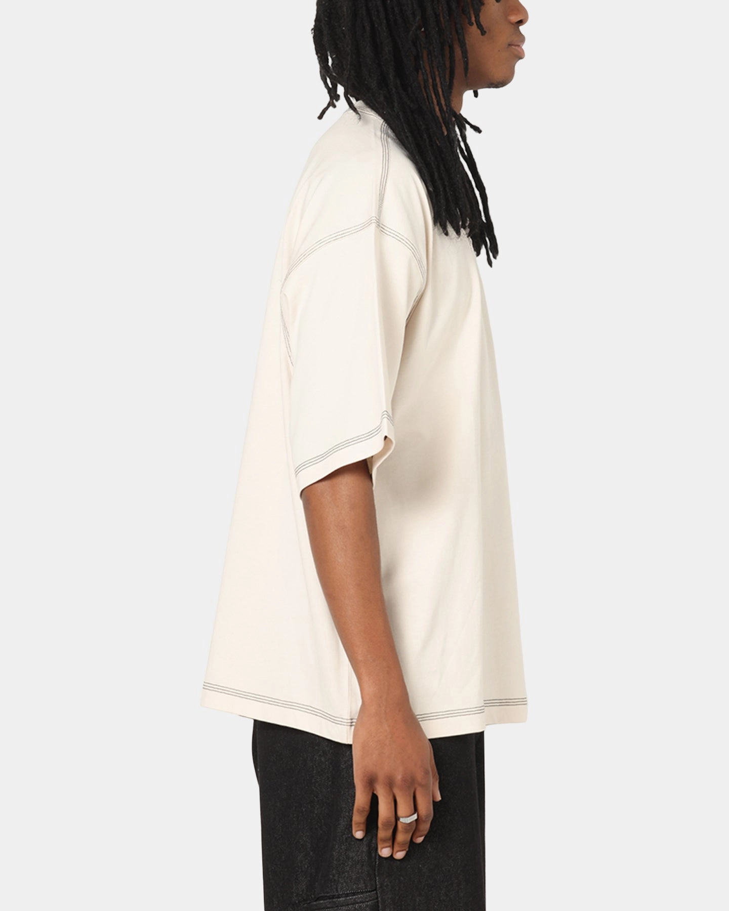 Adidas Essentials T-Shirt Wonder White Daily Fashion Light and Breathable