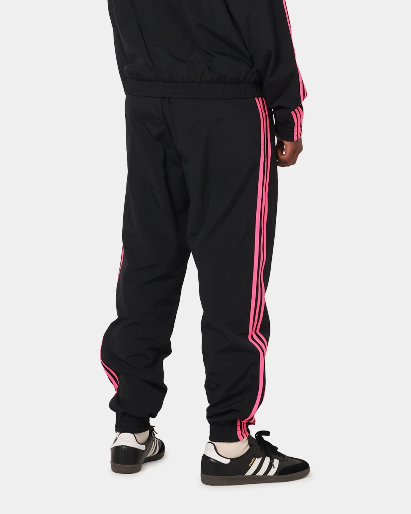 Flattering Design Adidas Firebird Pants Black/Lucid Pink