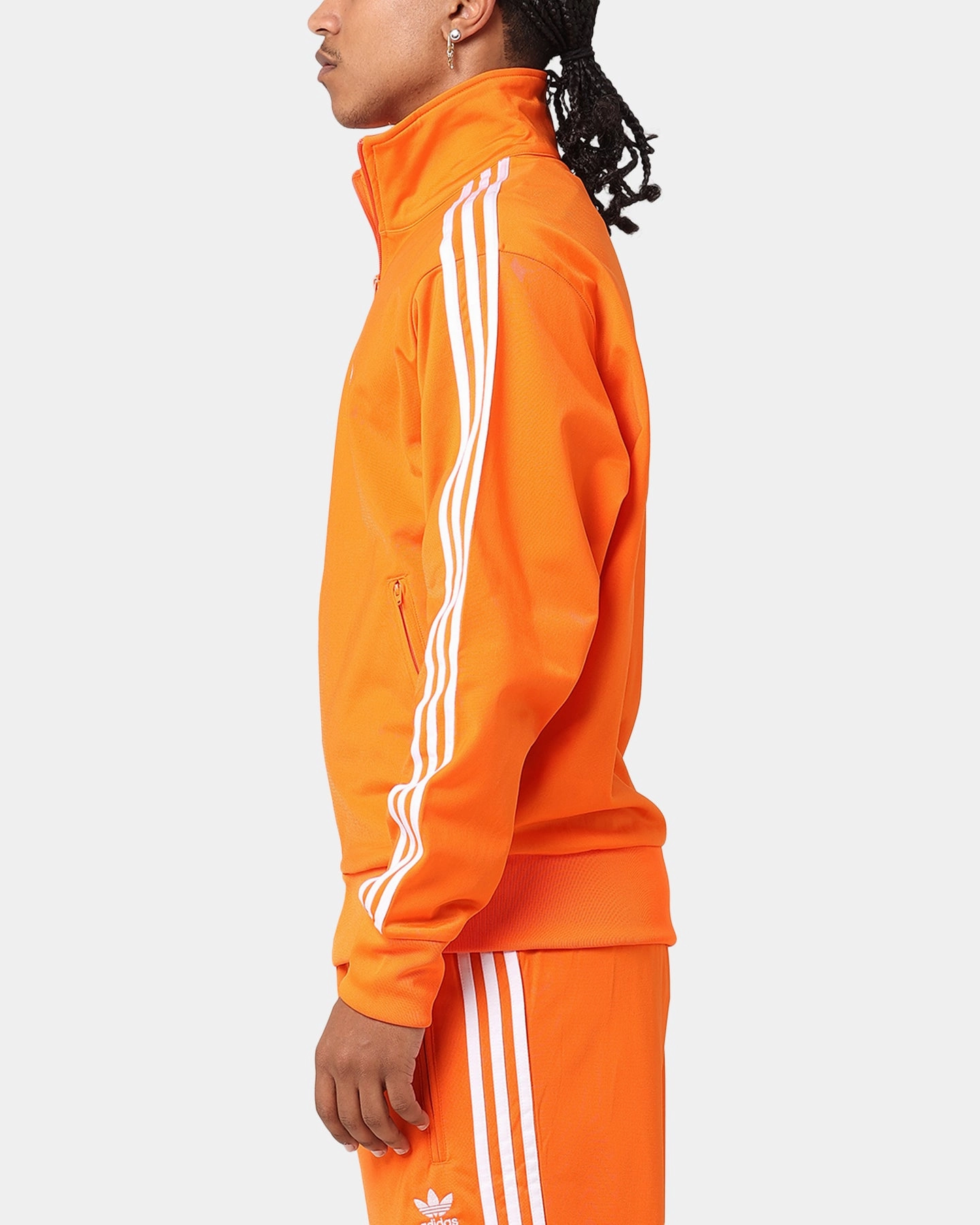 Adidas Firebird Track Jacket Orange Durable Outerwear