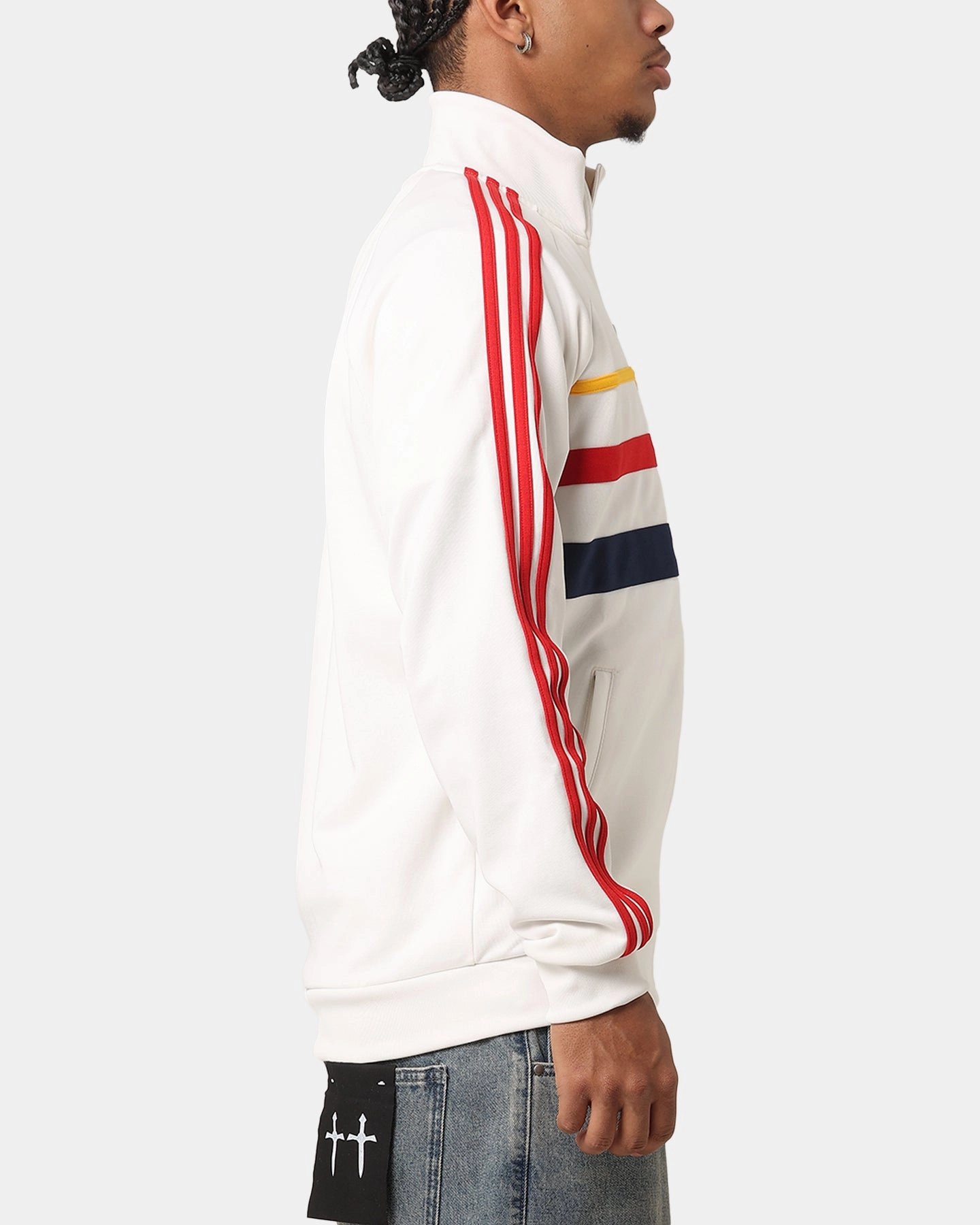 Card Surprise Adidas First Track Jacket Cloud White