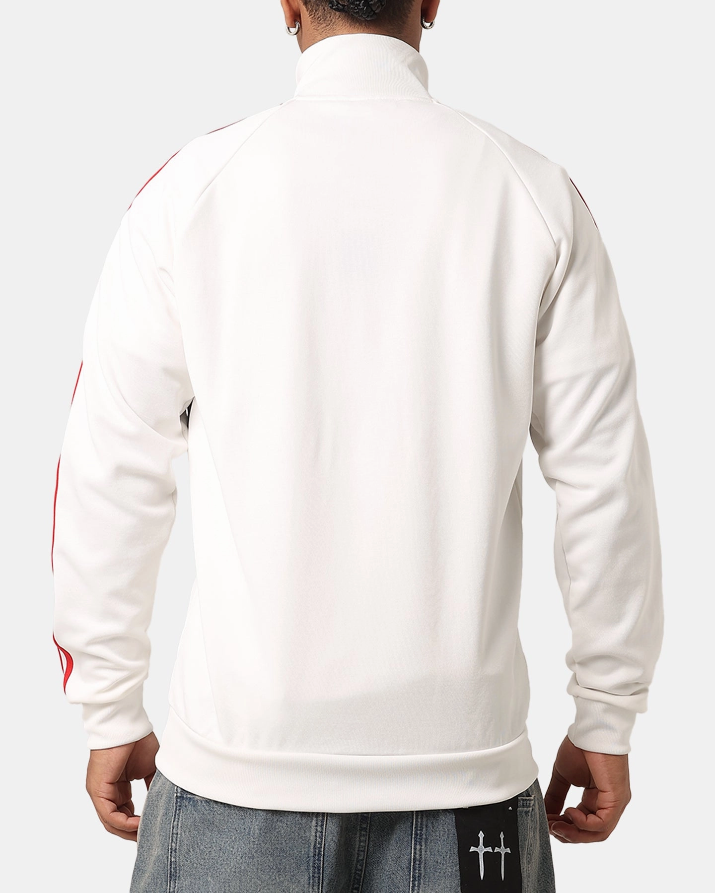 Adidas First Track Jacket Cloud White Waterproof Outerwear