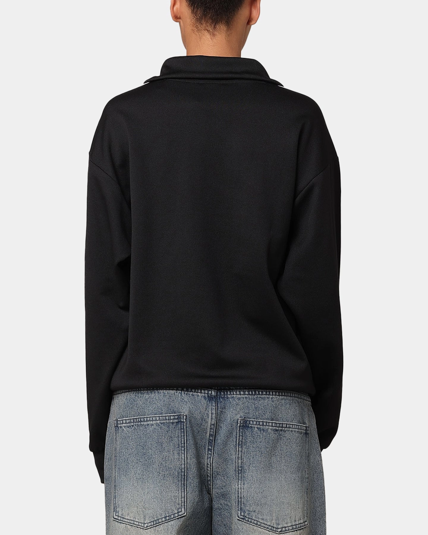 Adidas Funnel Neck Track Jacket Black Street Style