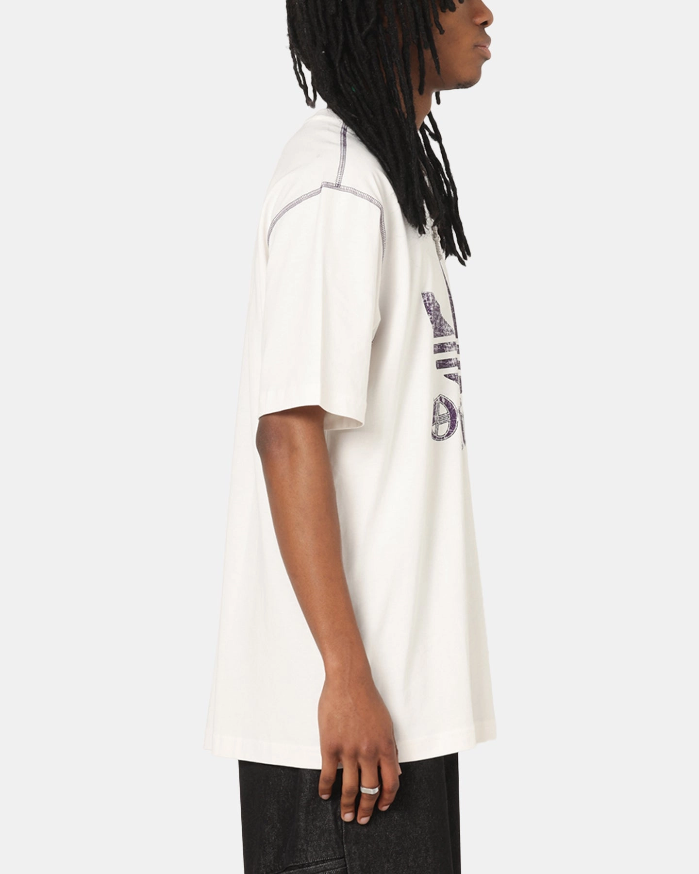 Adidas Graphic T-Shirt Cloud White Eco Friendly Fabric