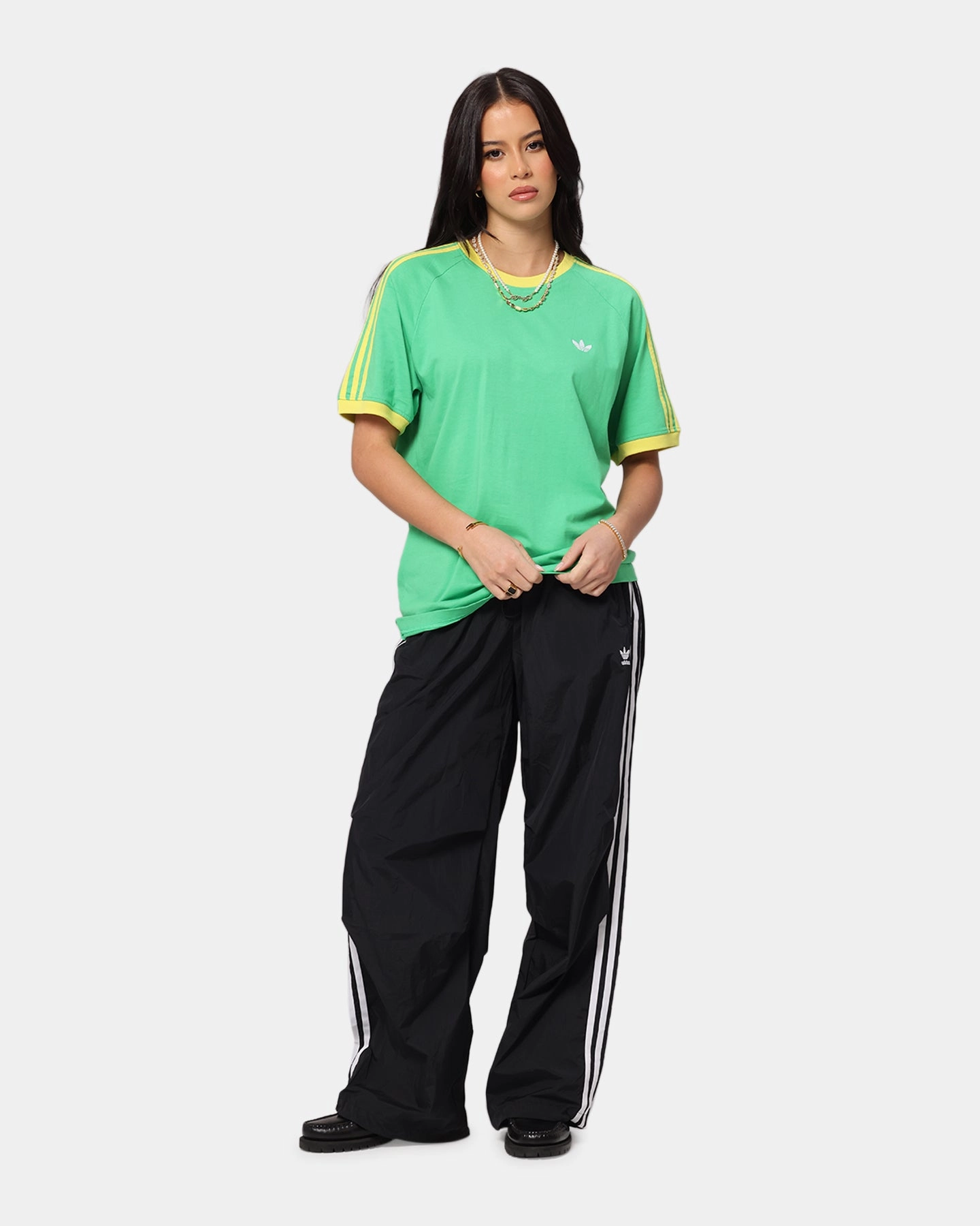 Adidas Monogram Cali T-Shirt Green Bohemian freedom