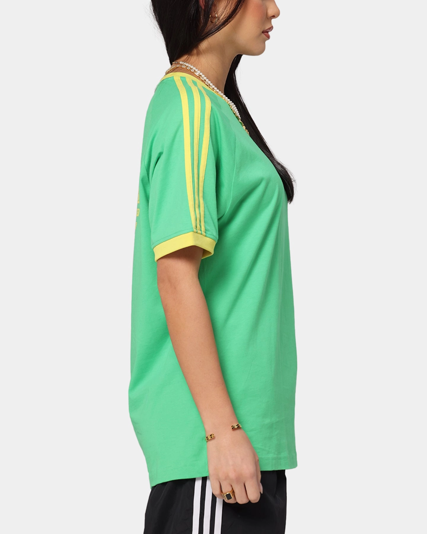 Quick Fit Adidas Monogram Cali T-Shirt Green