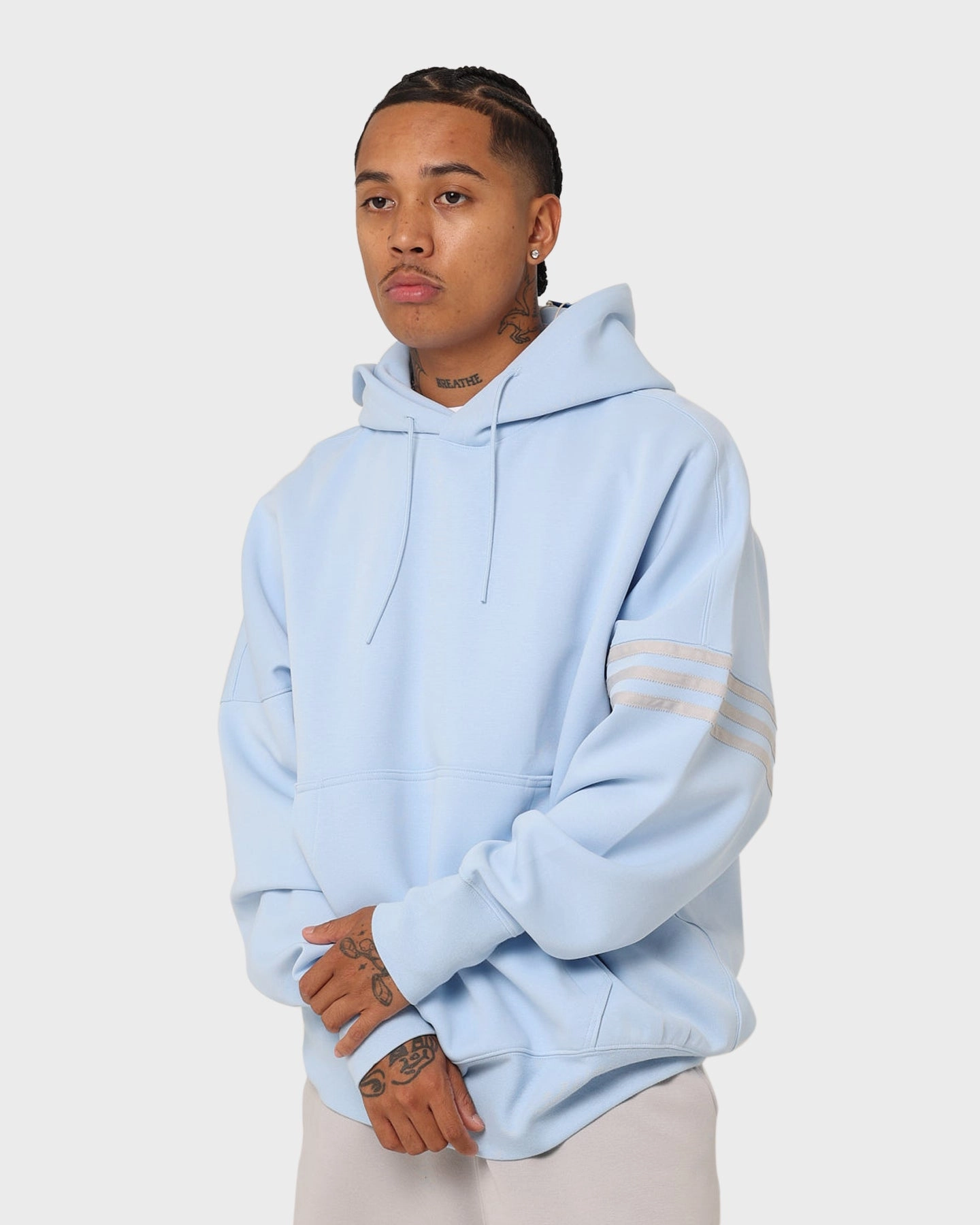 Stylish Design Adidas New C Hoodie Clear Sky