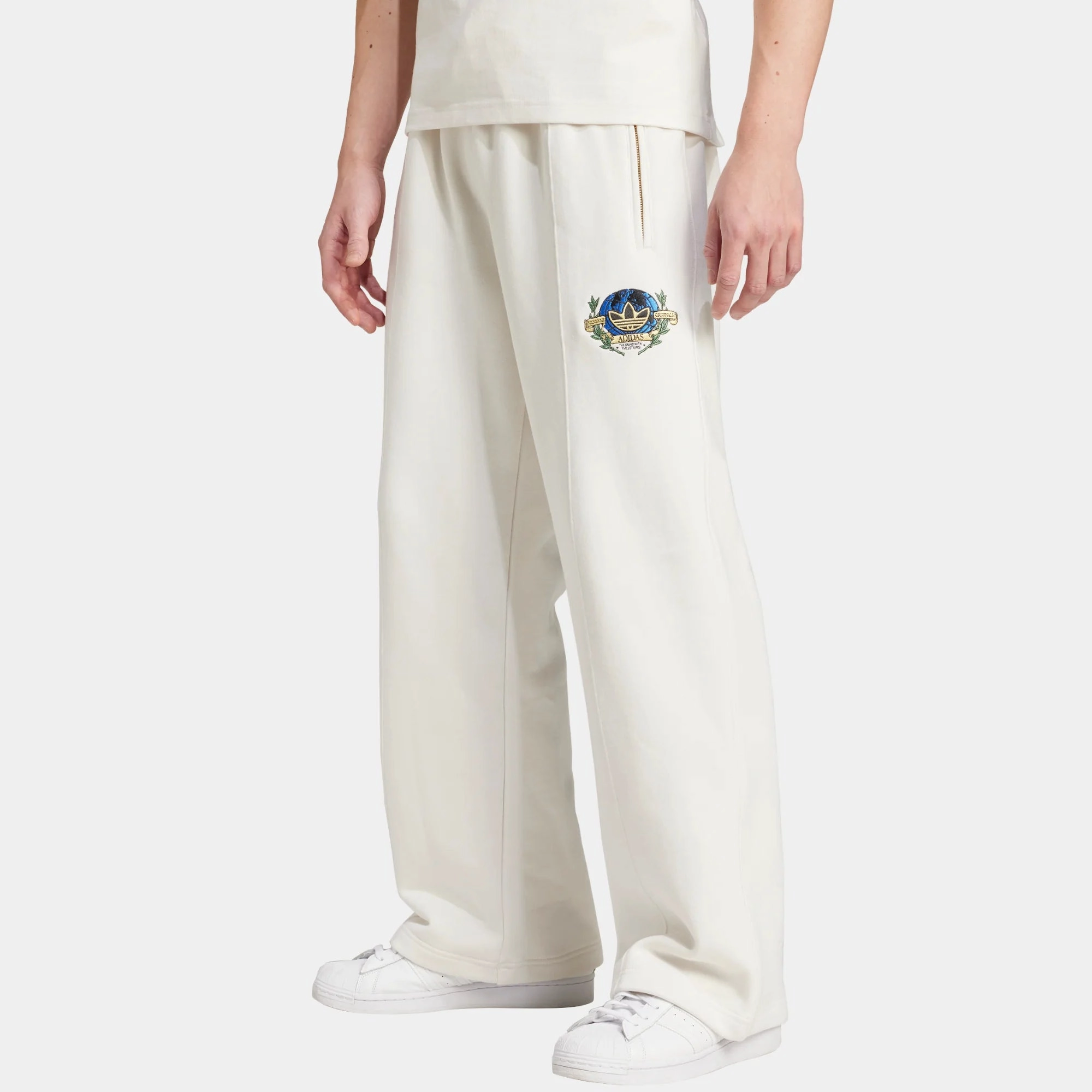 Casual Comfort Adidas Olympic Pants 'Cloudwhite'