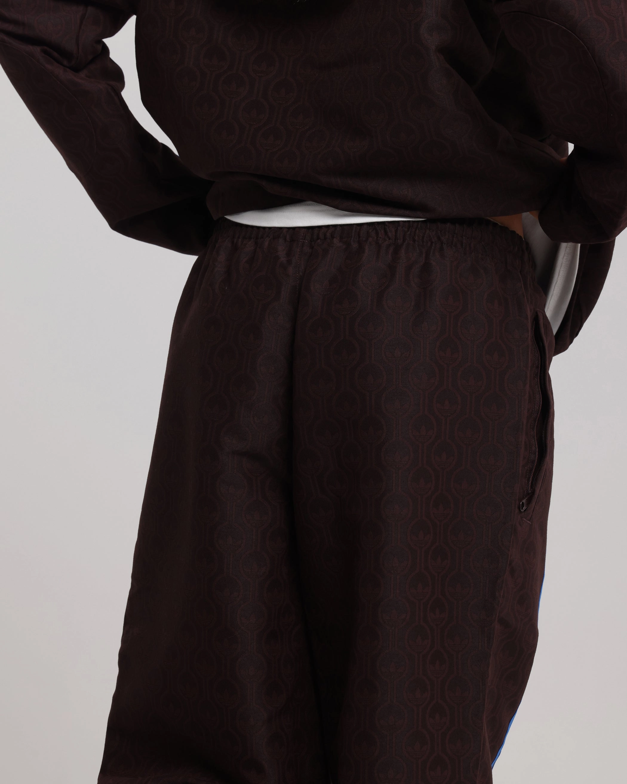 Adidas Originals 70's Club Trackpants Brown GussetedCrotch Soft Lining