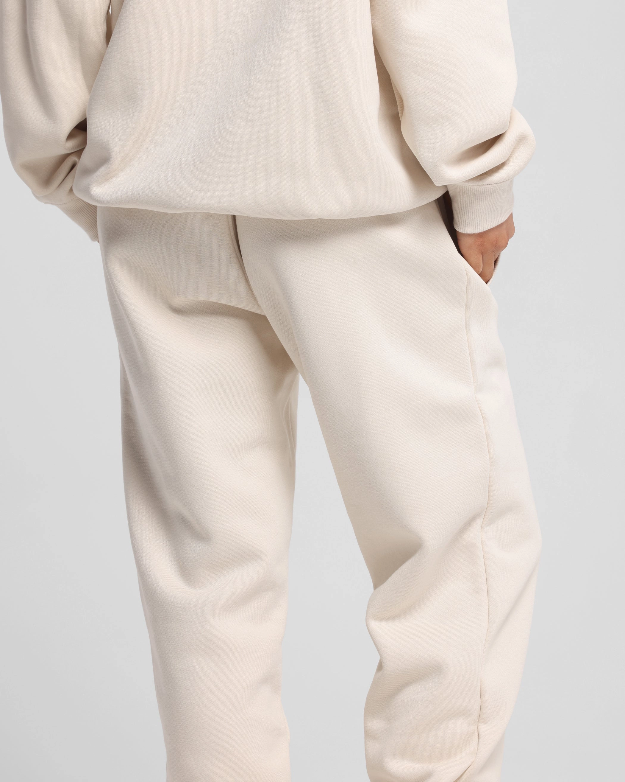 Adidas Originals 70's Fleece Joggers Wonder White Denim finish