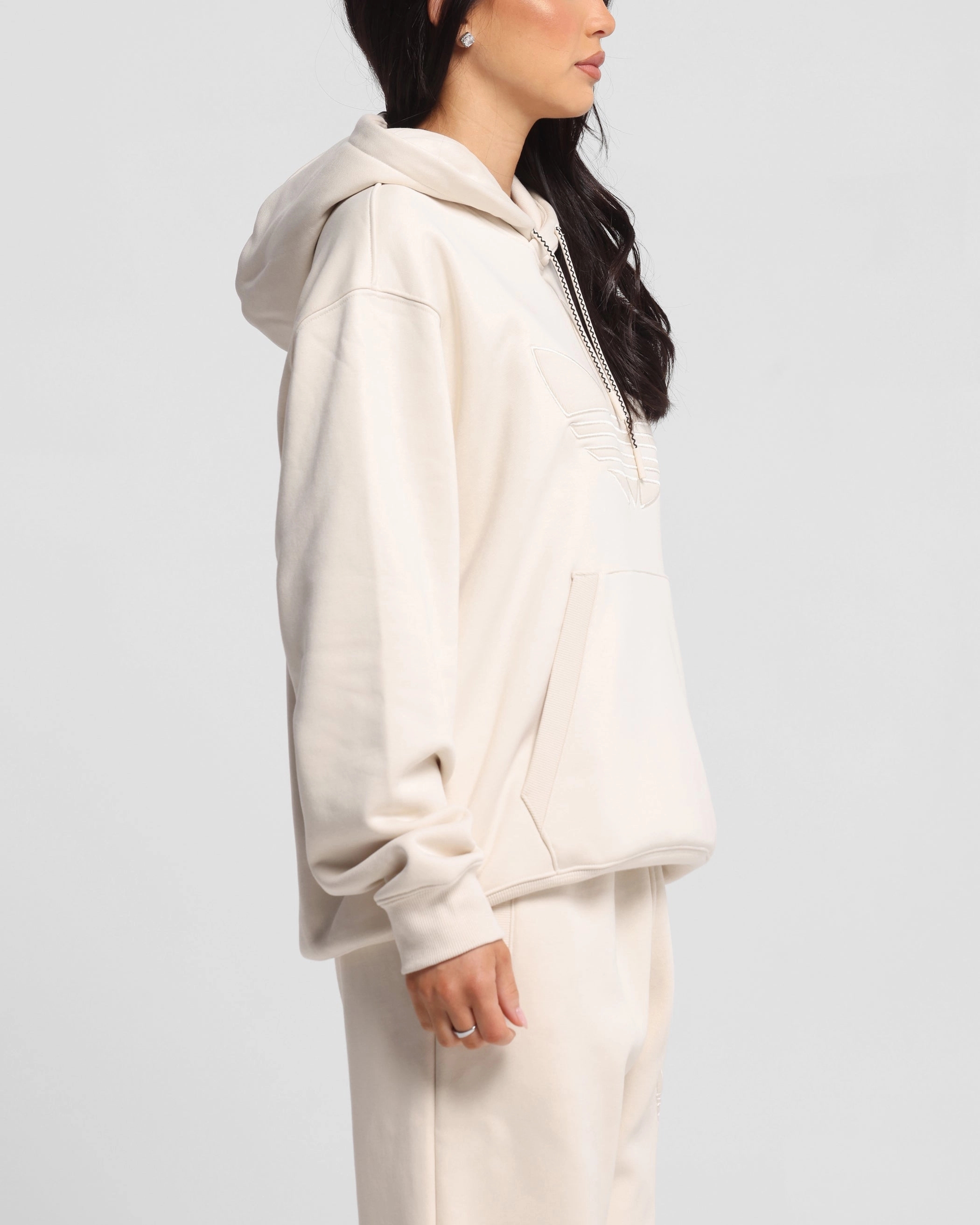 club Adidas Originals 70's Hoodie Wonder White