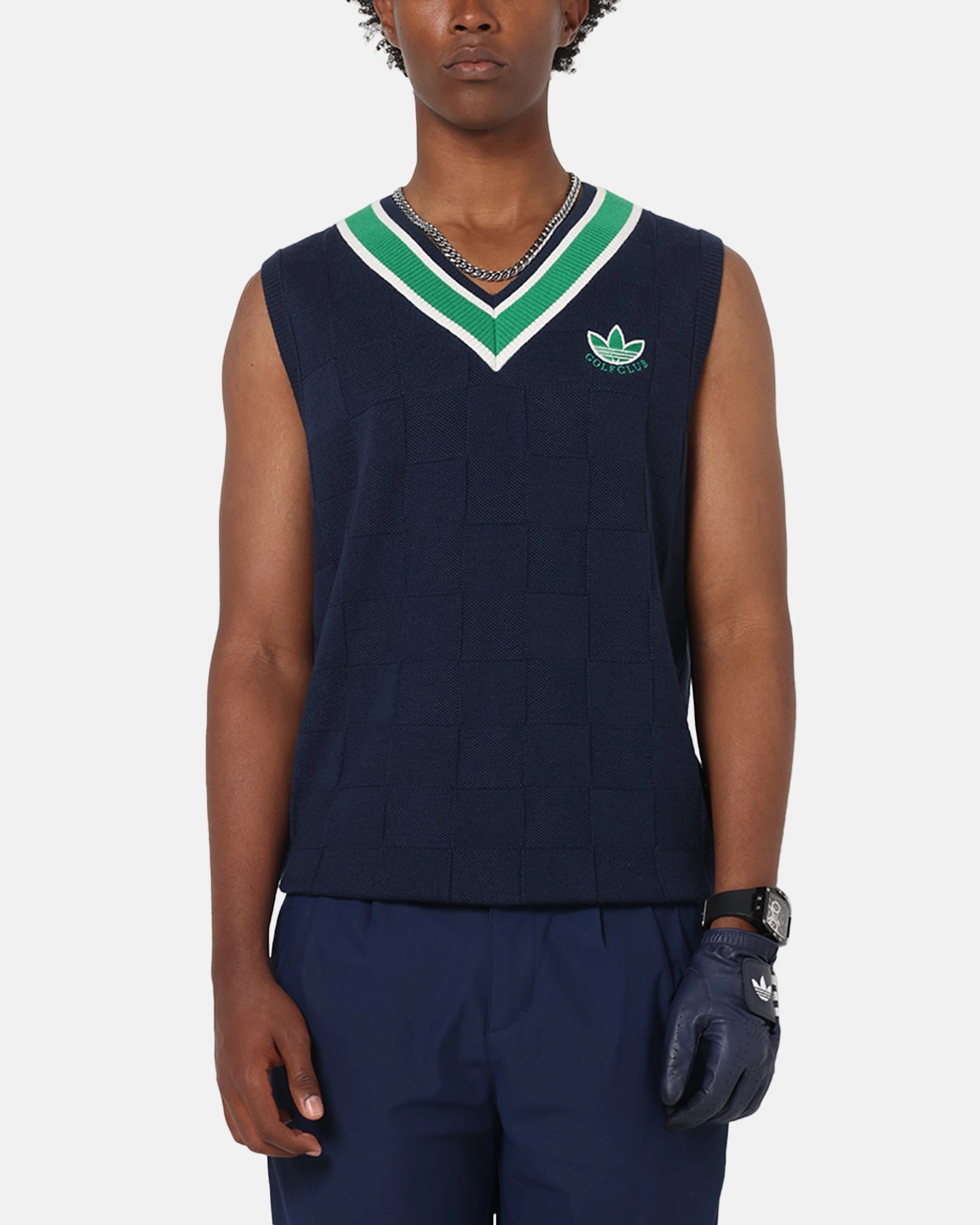 Taped Edges Stylish Chill Piece Adidas Originals Knit Vest Night Indigo