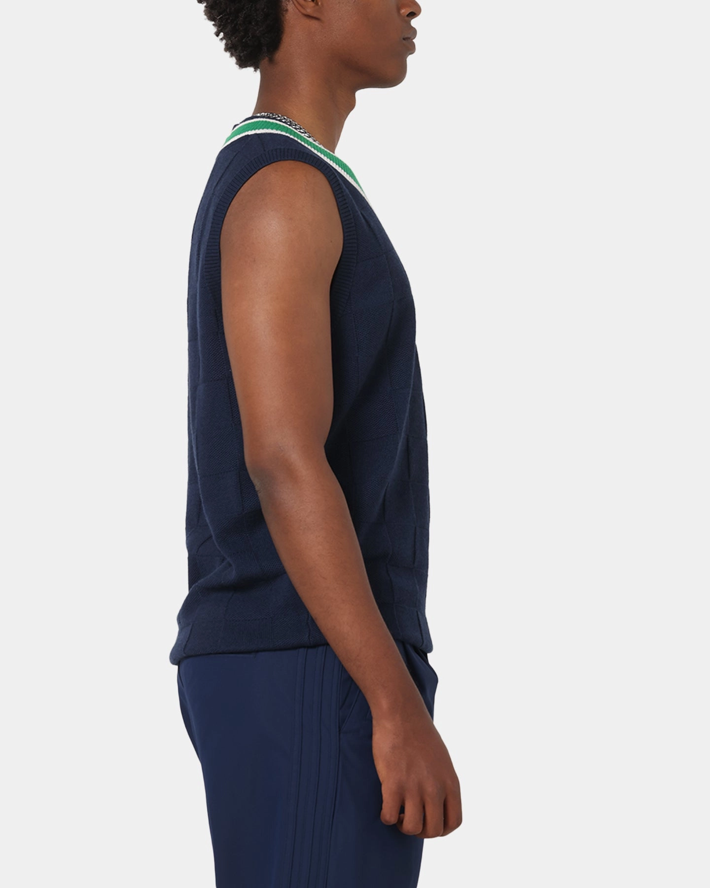 Ultra Compact Packing Design Adidas Originals Knit Vest Night Indigo