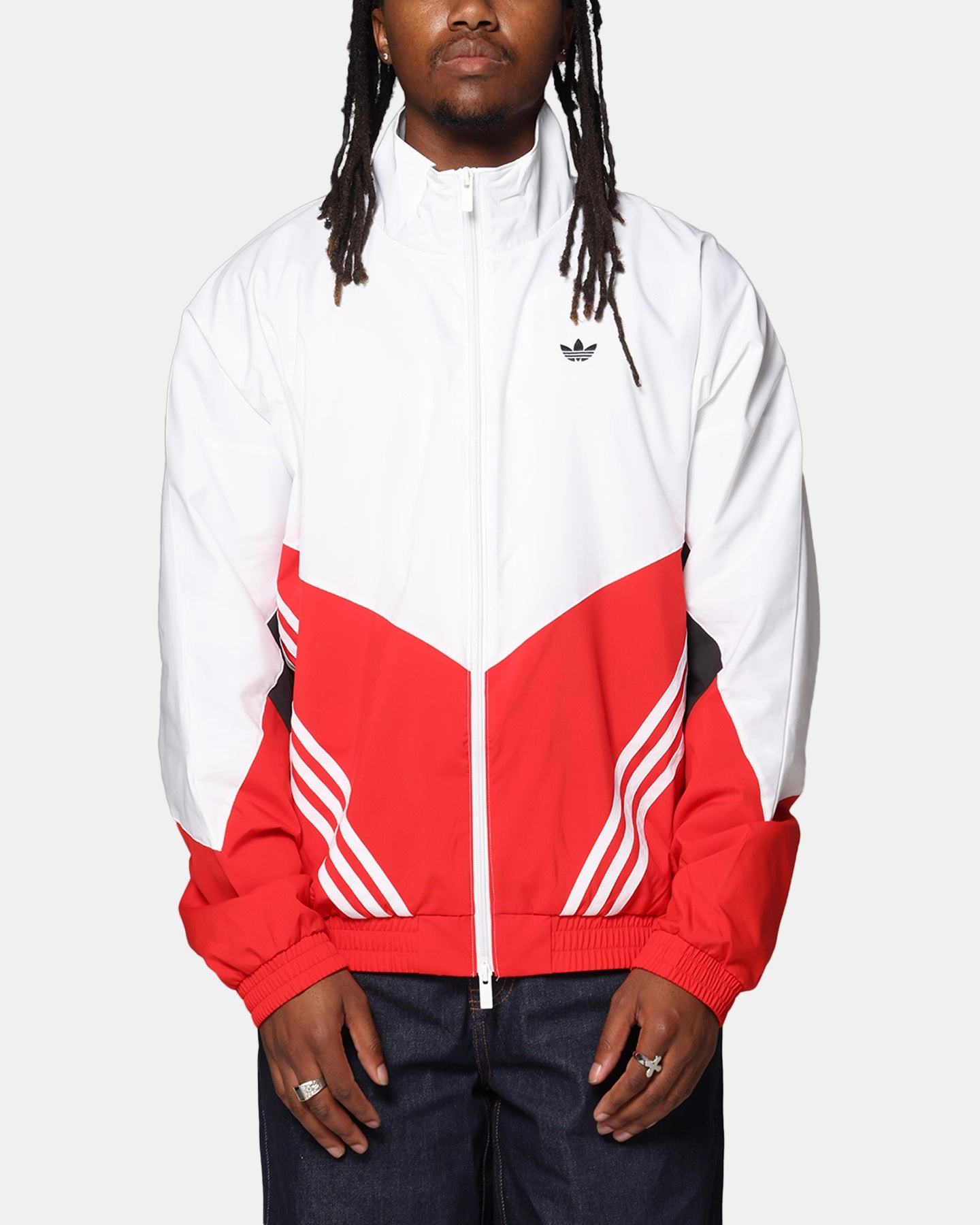 Adidas Originals Track Top Jacket Better Scarlet Flexible Hem Taped Zipper Closures