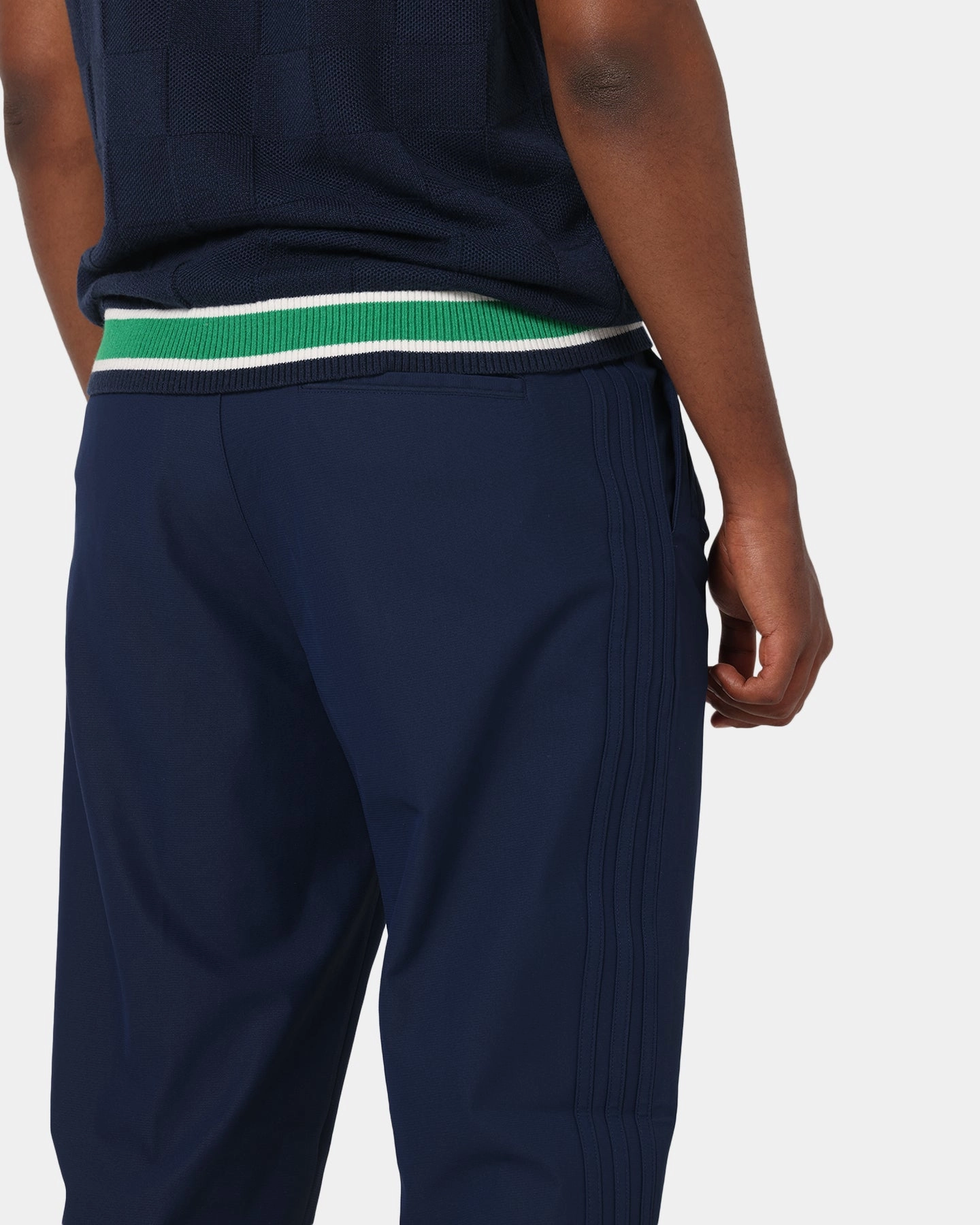 Timeless Comfort Fit Adidas Originals Twistknit Pleated Pants Night Indigo