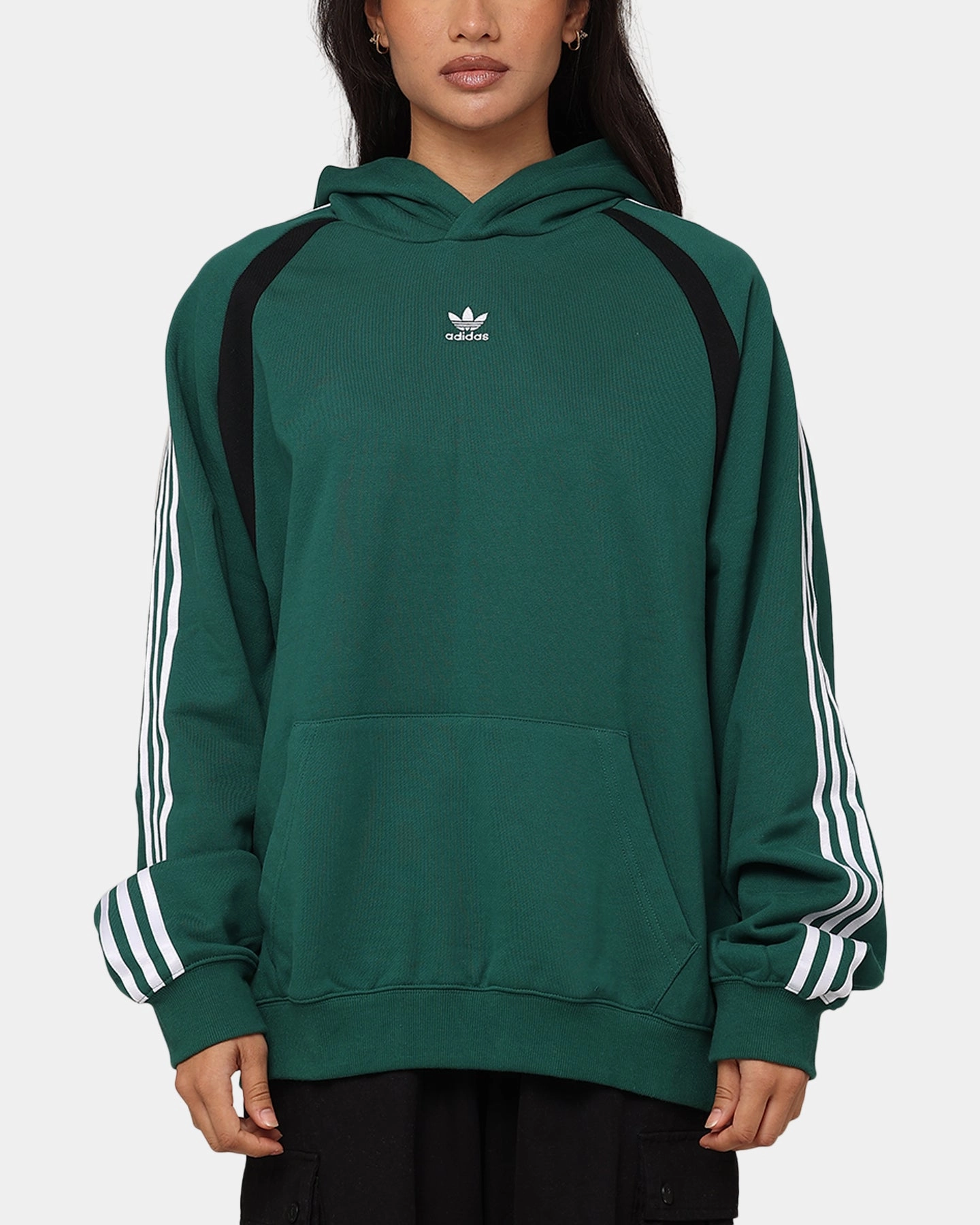 Road Trip Adidas Oversized Hoodie Collegiate Green