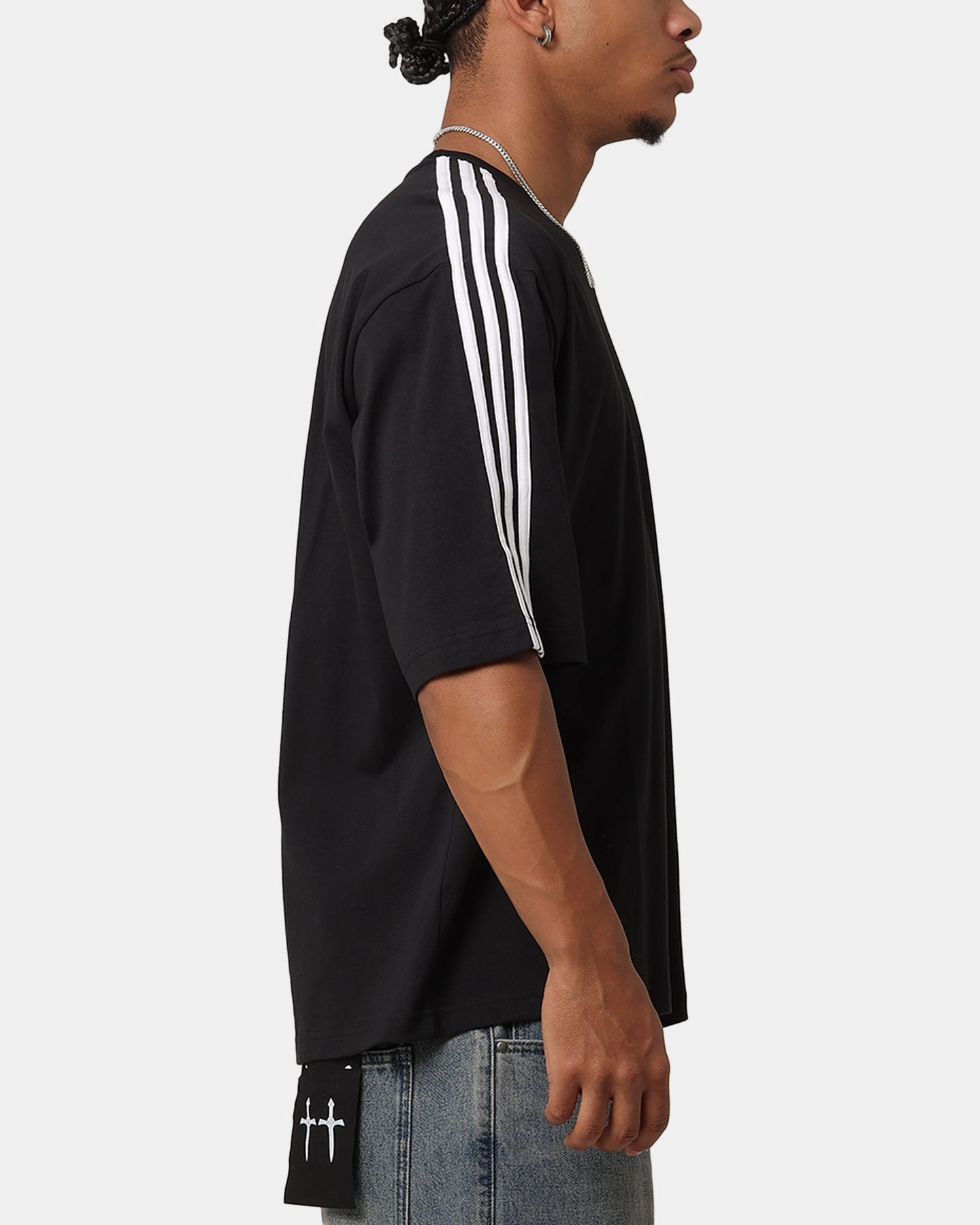 Adidas Oversized T-Shirt Black comfortable option Non Iron Finish