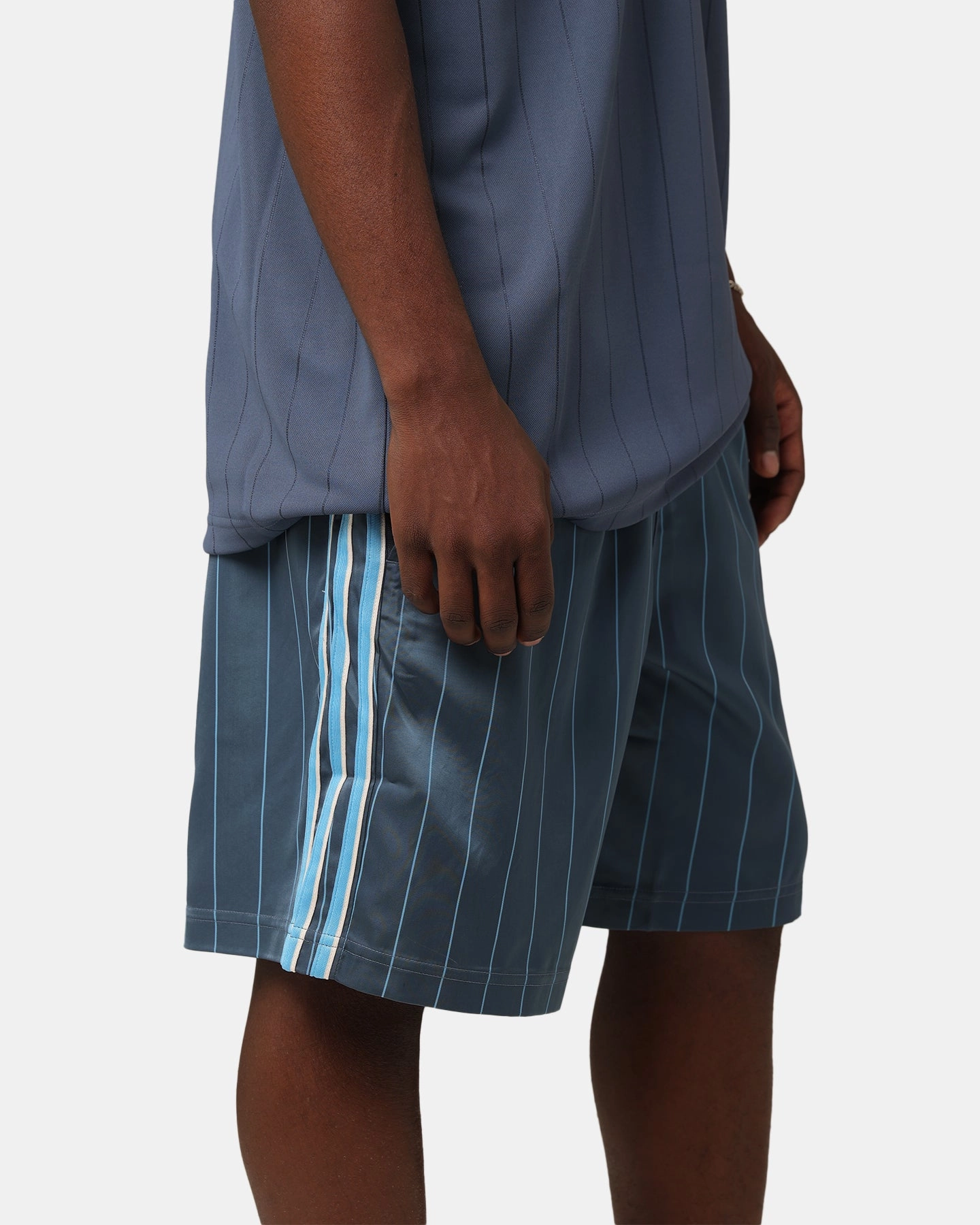 Exclusive Design Quick Release Fastener Adidas Pinstripe Sprinter Shorts Preloved Ink