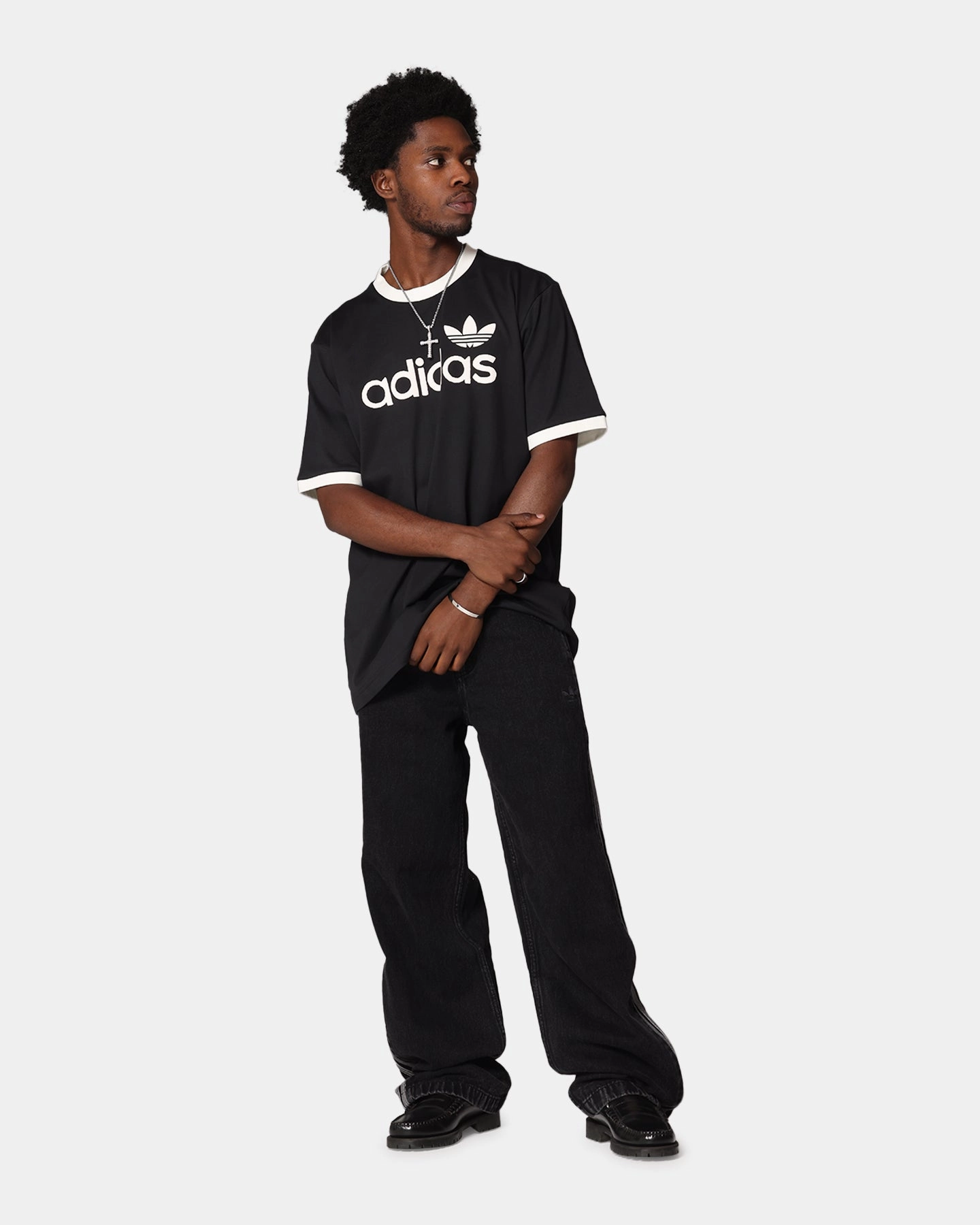 Adidas Simple T-Shirt Black Best Seller Essential Comfort
