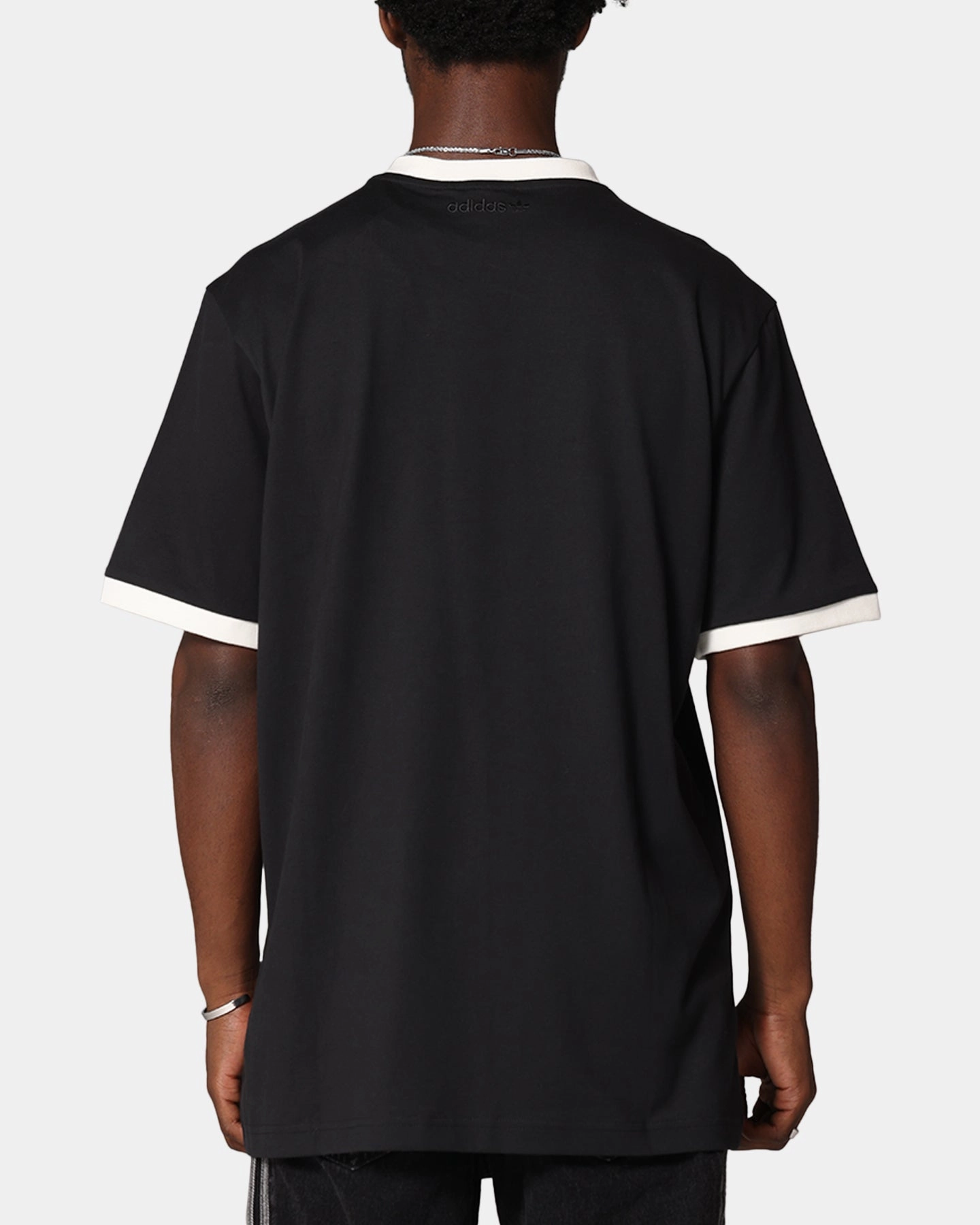 Anti Static Fabric Chic Look Adidas Simple T-Shirt Black