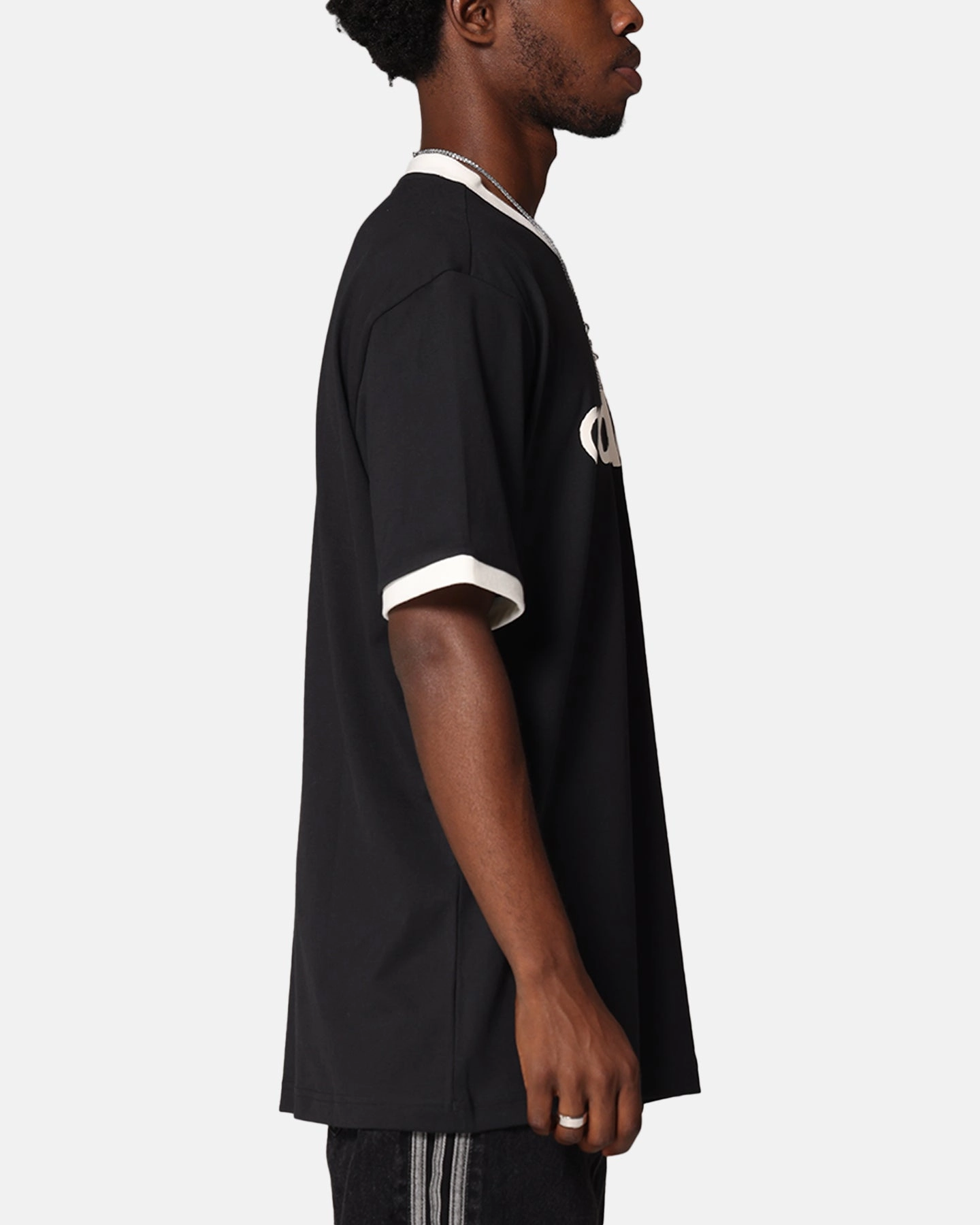 Adidas Simple T-Shirt Black Pocket Detailing