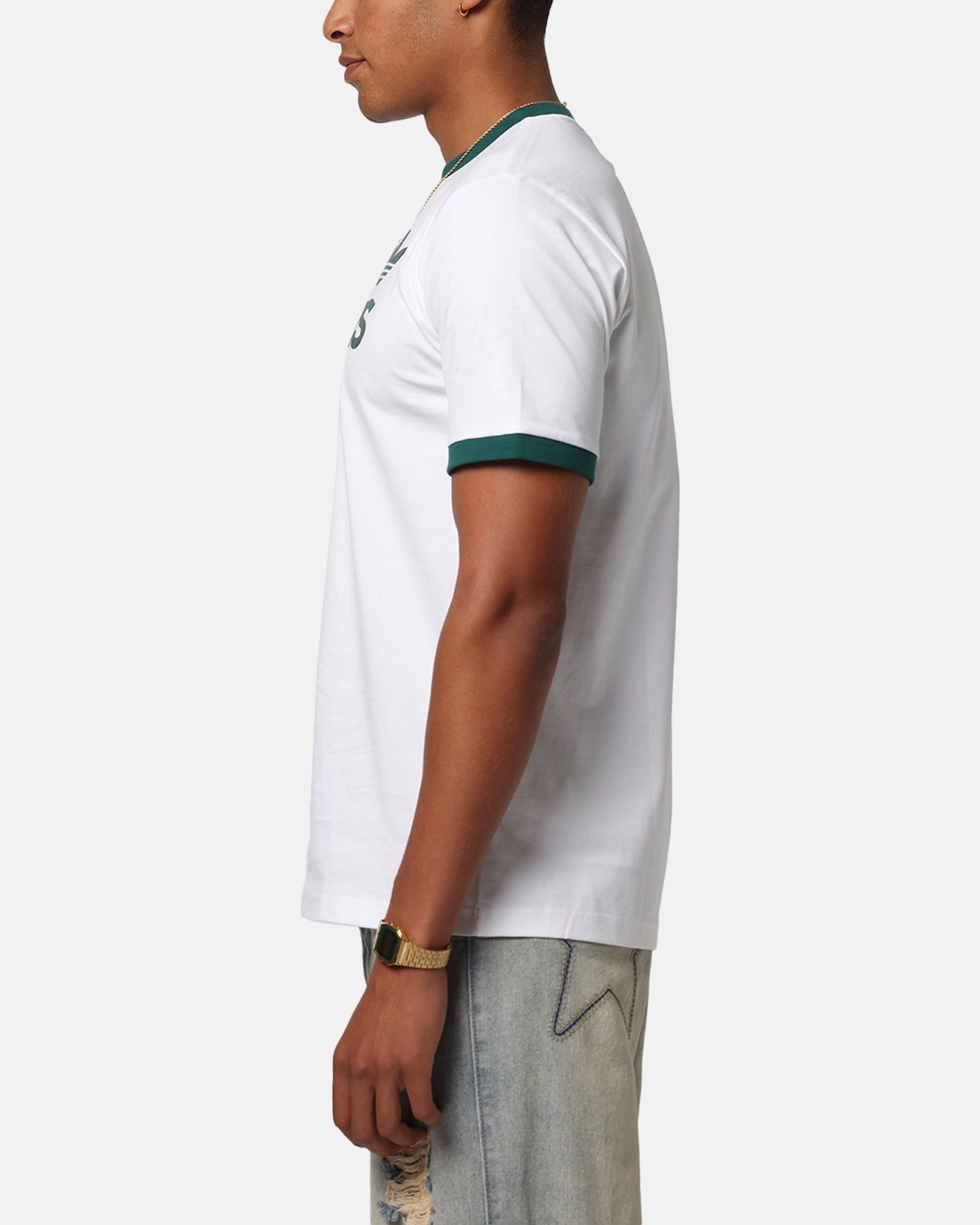 Men's Easy Style Adidas Simple T-Shirt White