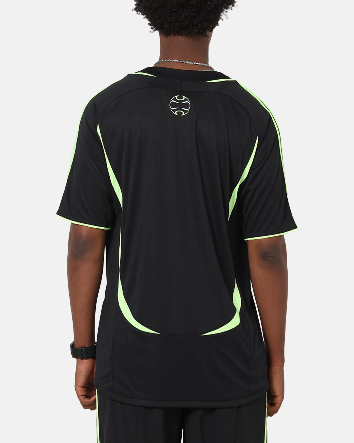 Adidas Teamgeist Adicolor T-Shirt Black/Green Odor Resistant Treatment Functional Wearable