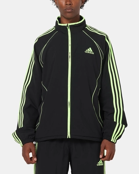 Adidas Teamgeist Adicolor Track Jacket Black/Green winter season Agree